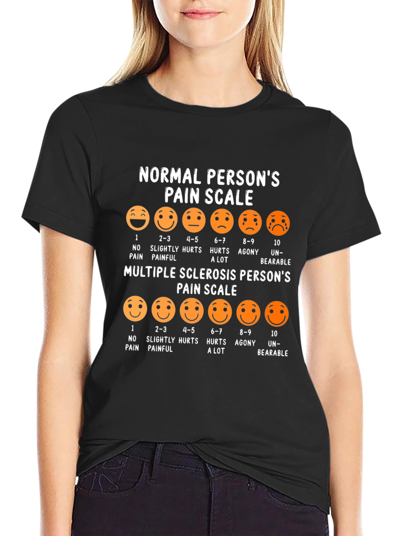 Multiple Sclerosis Pain Scale Graphic Tee