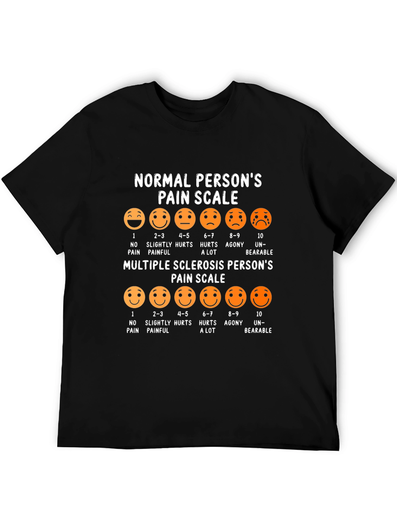 Multiple Sclerosis Pain Scale Graphic Tee