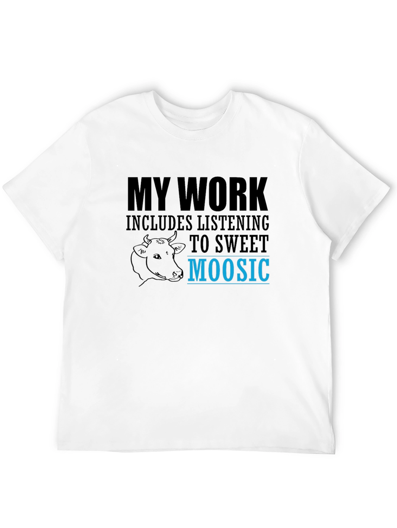 Sweet Moosic T-Shirt - Funny Cow Lover Tee