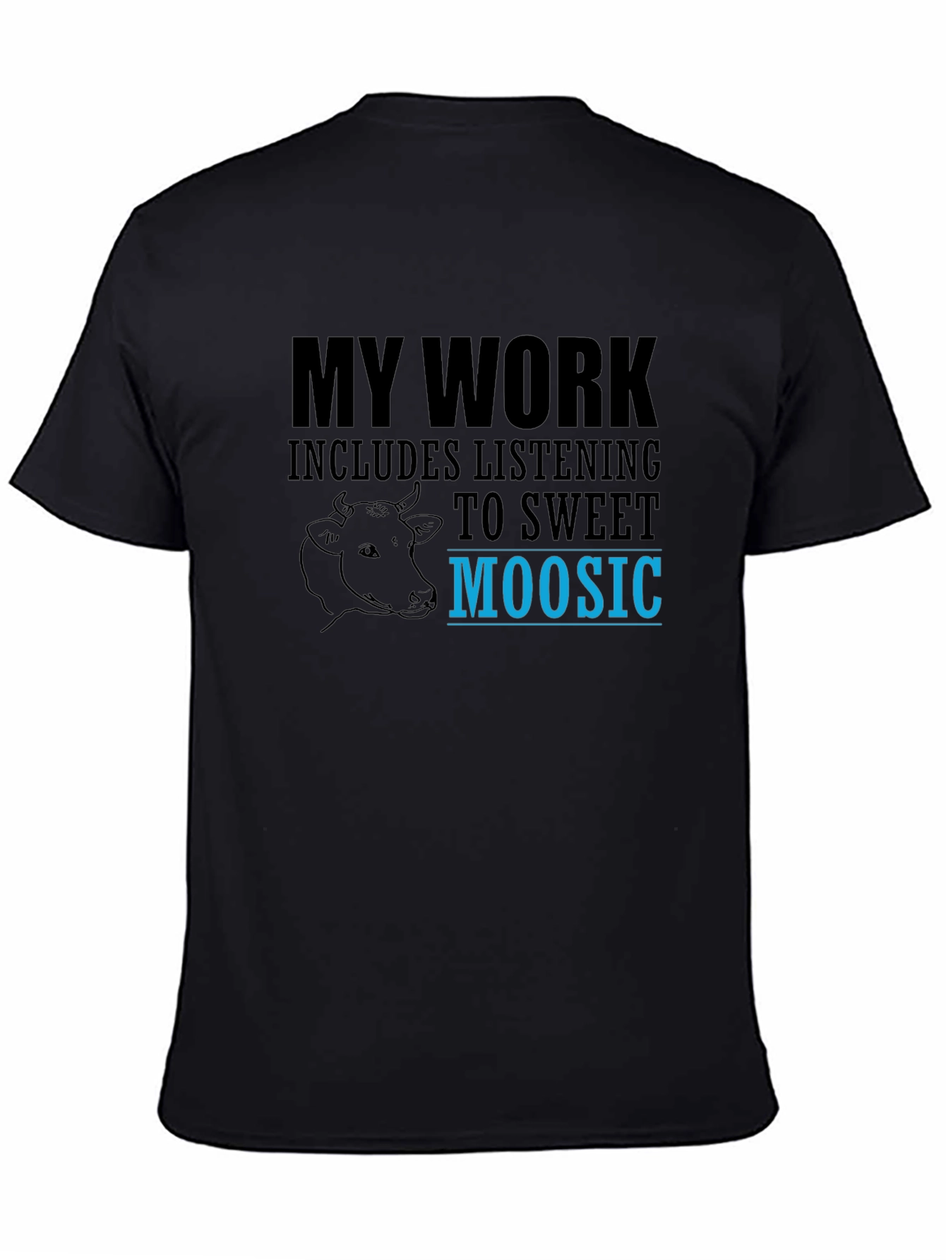 Sweet Moosic T-Shirt - Funny Cow Lover Tee
