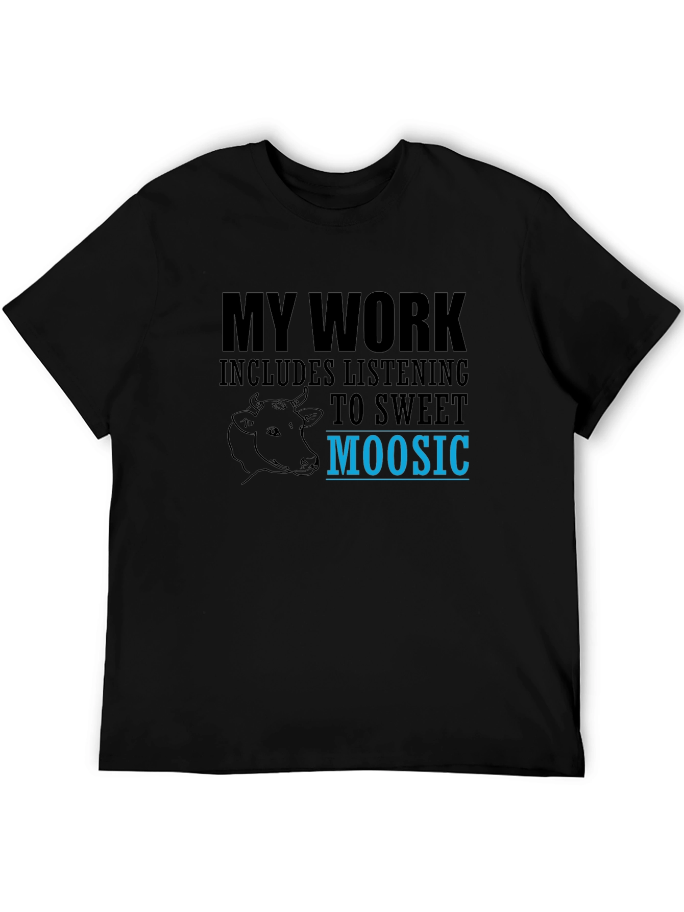 Sweet Moosic T-Shirt - Funny Cow Lover Tee