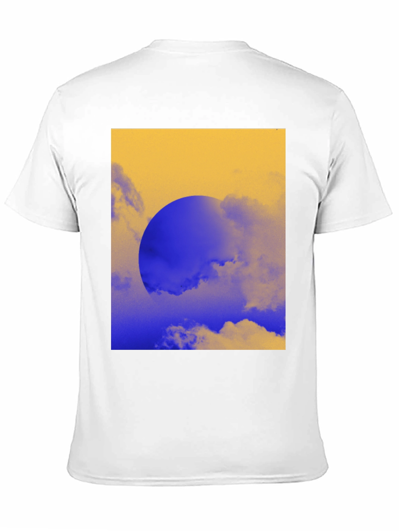 Abstract Sunset Graphic Tee - Black