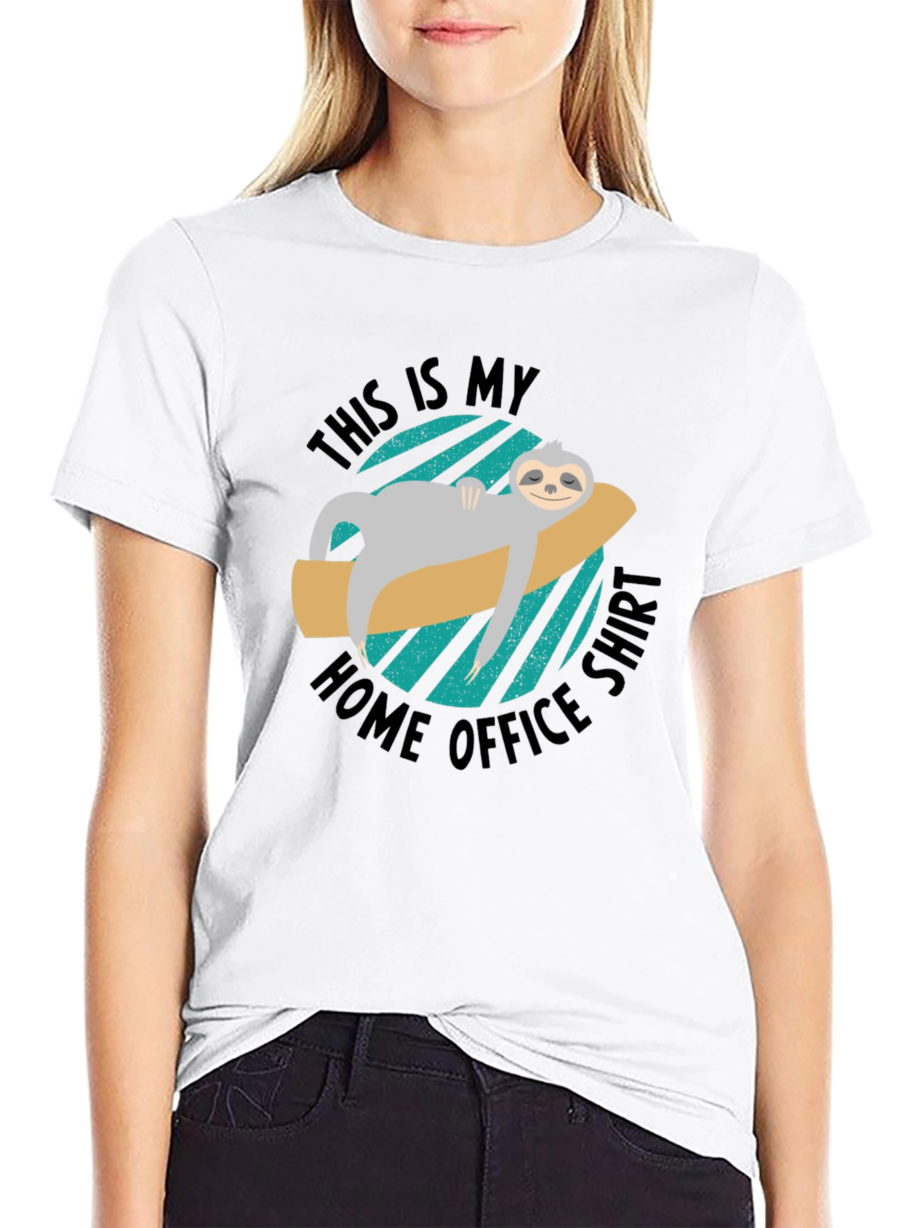 Home Office Sloth T-Shirt