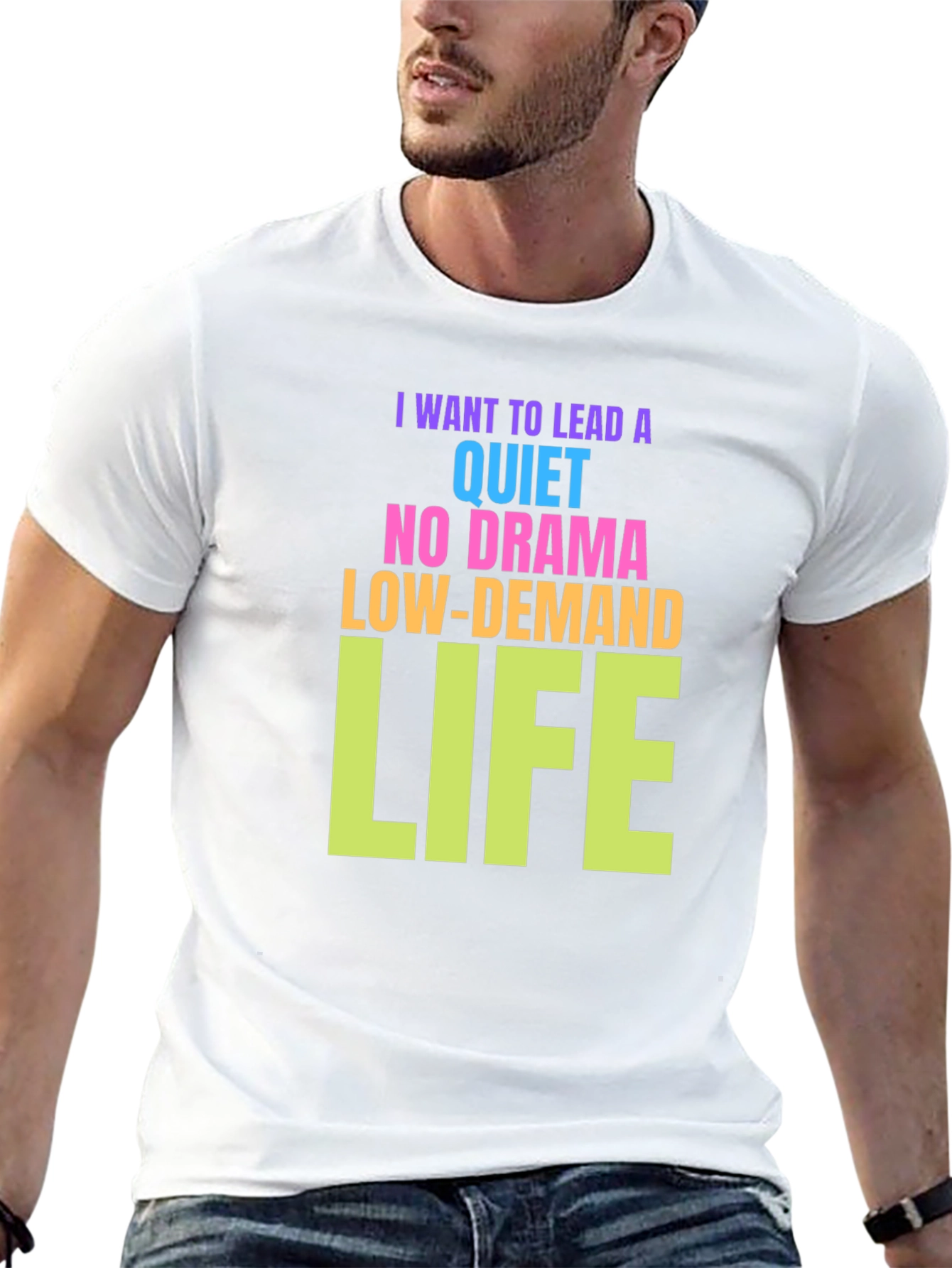 Quiet Life Graphic Tee - Black Cotton T-Shirt