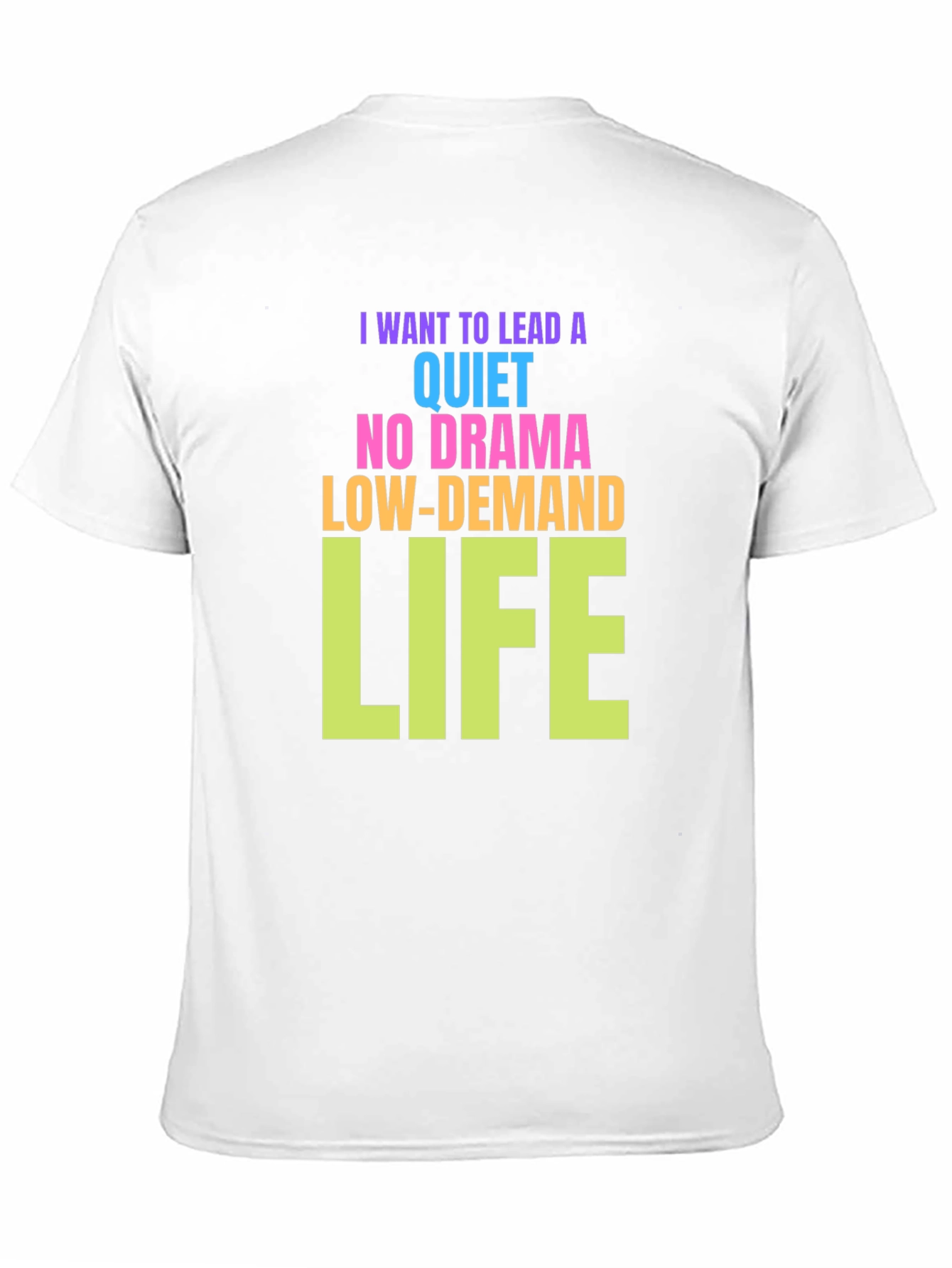 Quiet Life Graphic Tee - Black Cotton T-Shirt