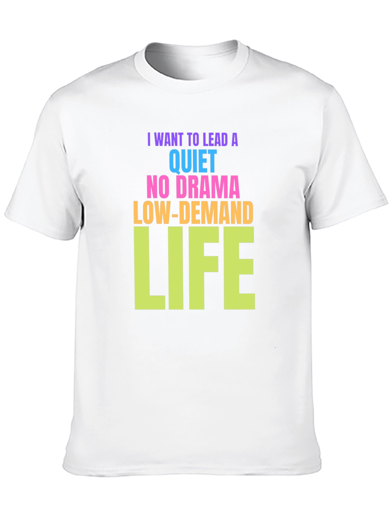 Quiet Life Graphic Tee - Black Cotton T-Shirt