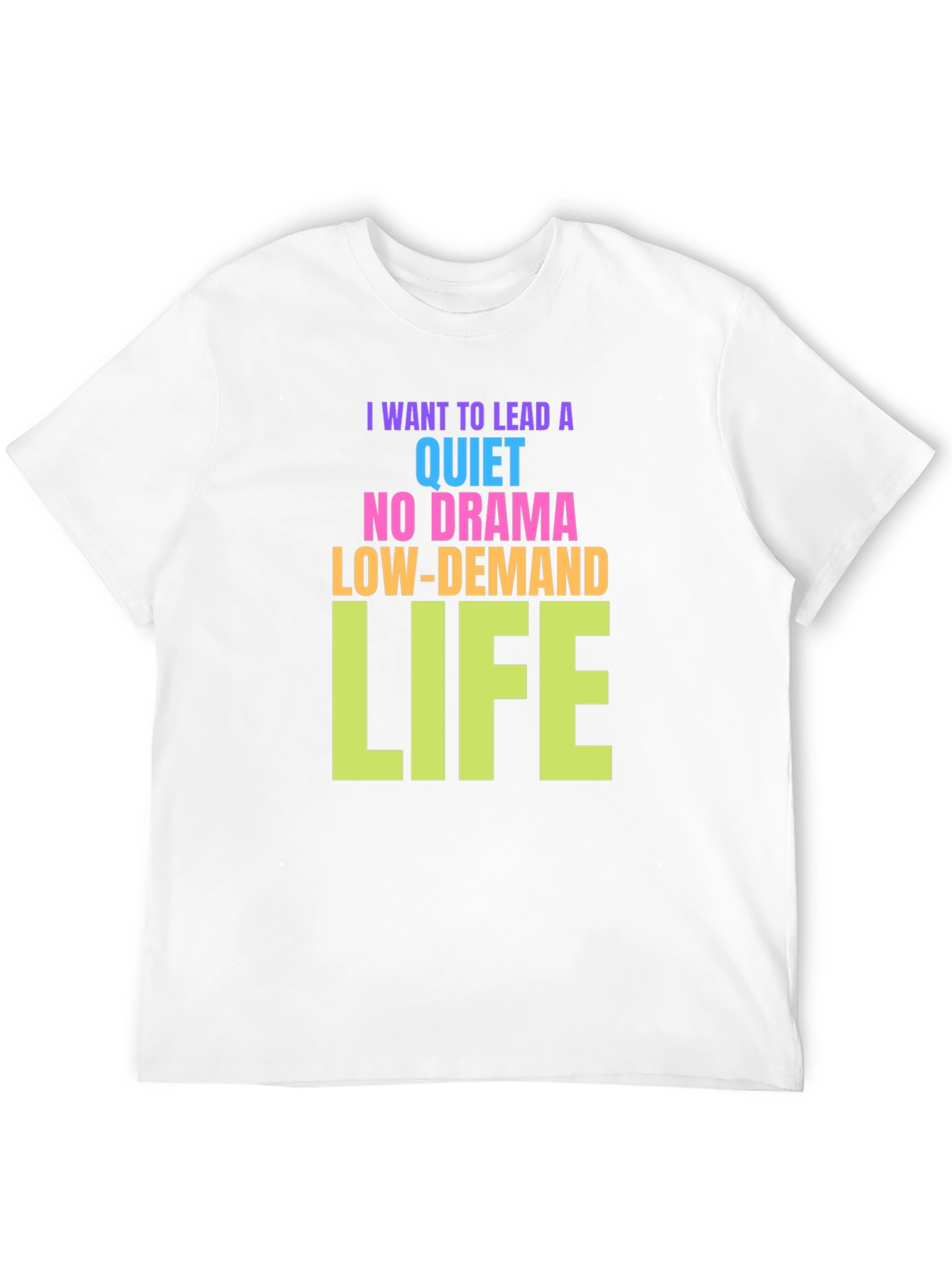 Quiet Life Graphic Tee - Black Cotton T-Shirt