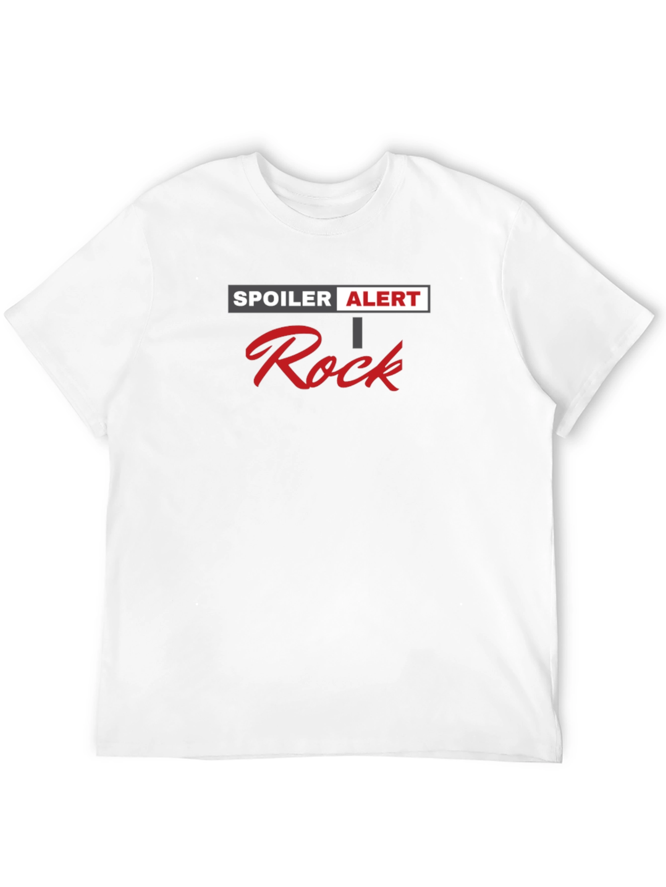 Spoiler Alert Rock T-Shirt - Black