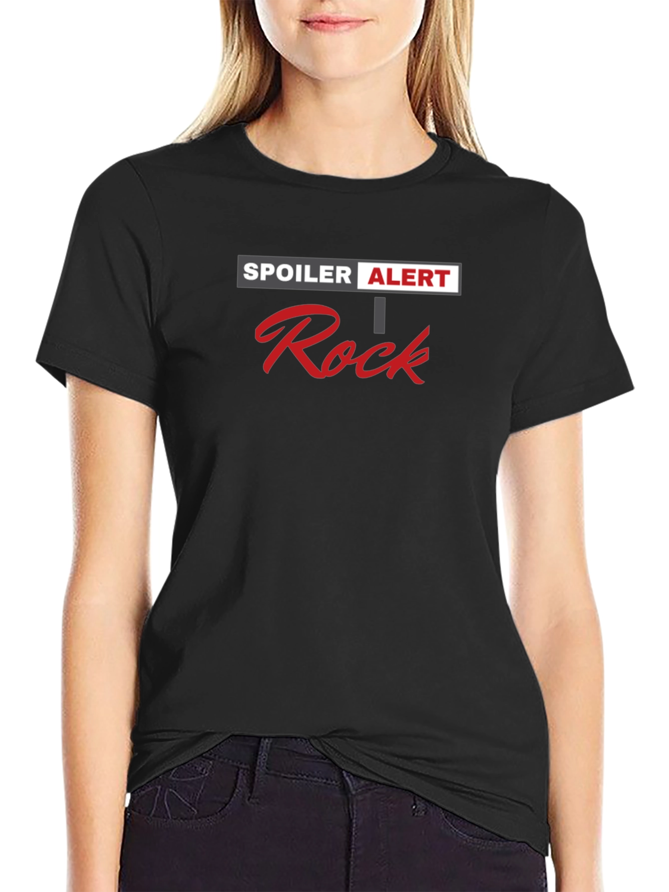 Spoiler Alert Rock T-Shirt - Black