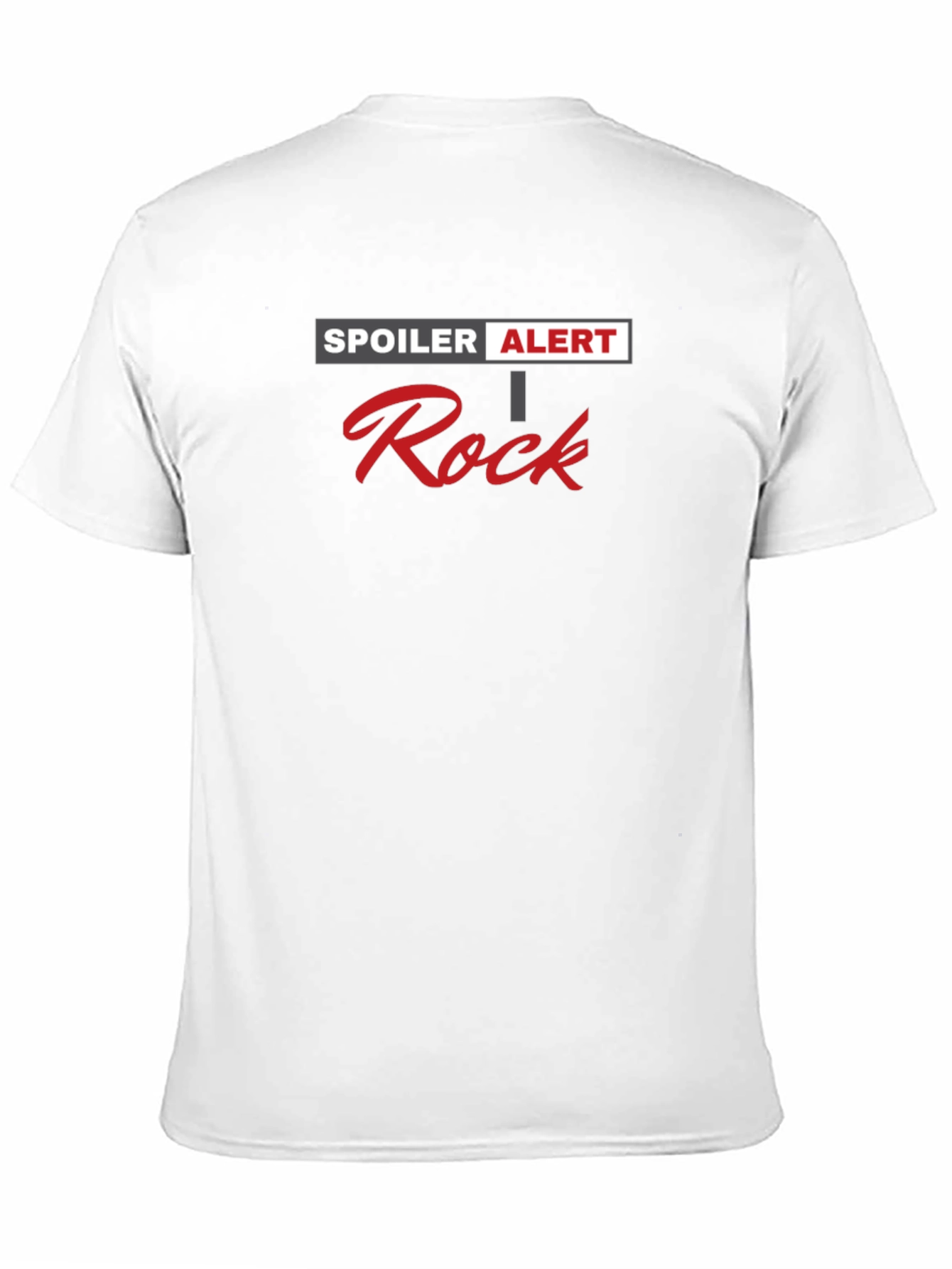 Spoiler Alert Rock T-Shirt - Black