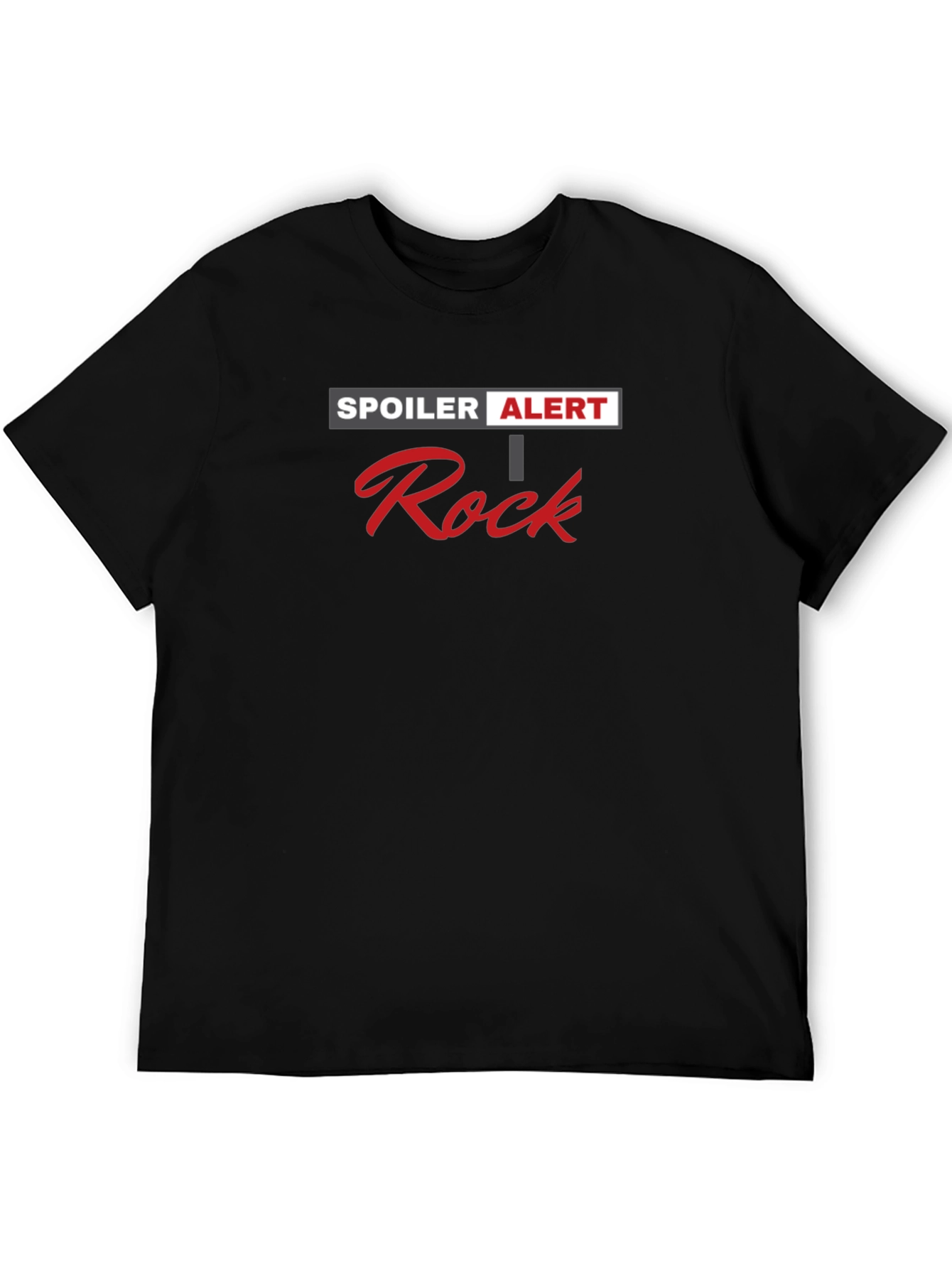 Spoiler Alert Rock T-Shirt - Black