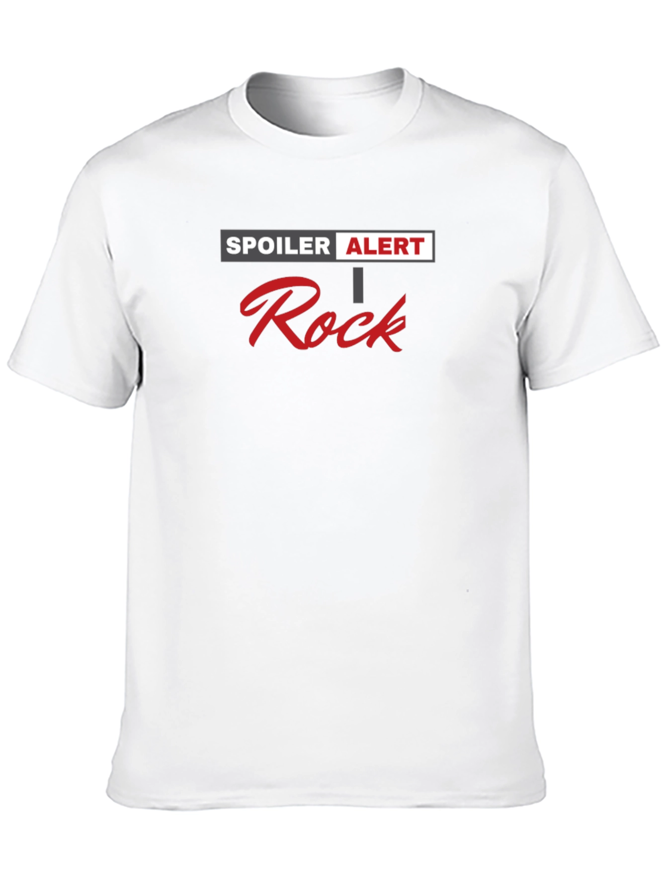 Spoiler Alert Rock T-Shirt - Black