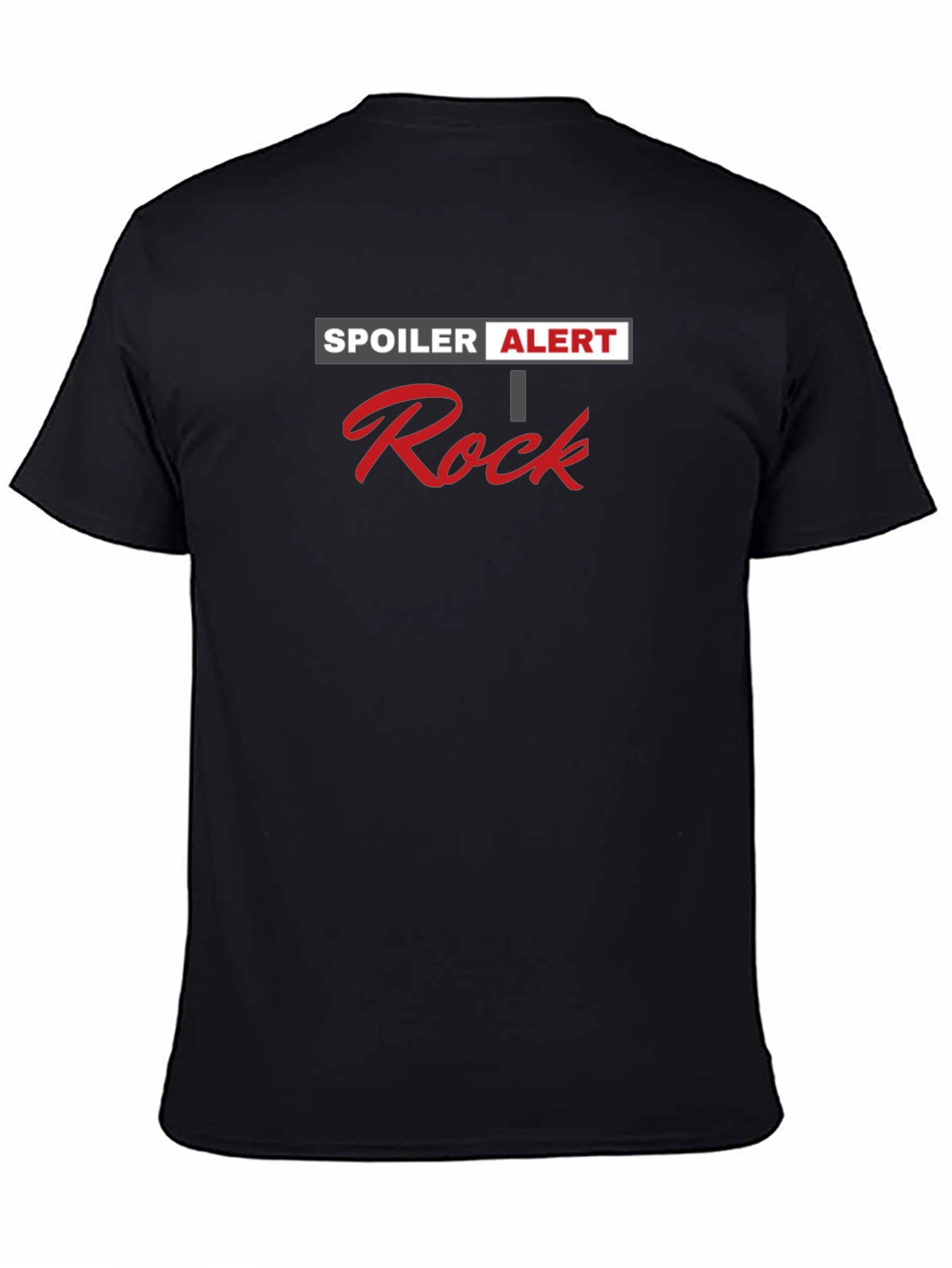 Spoiler Alert Rock T-Shirt - Black