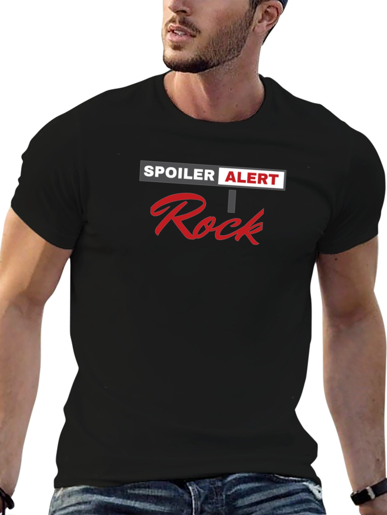 Spoiler Alert Rock T-Shirt - Black