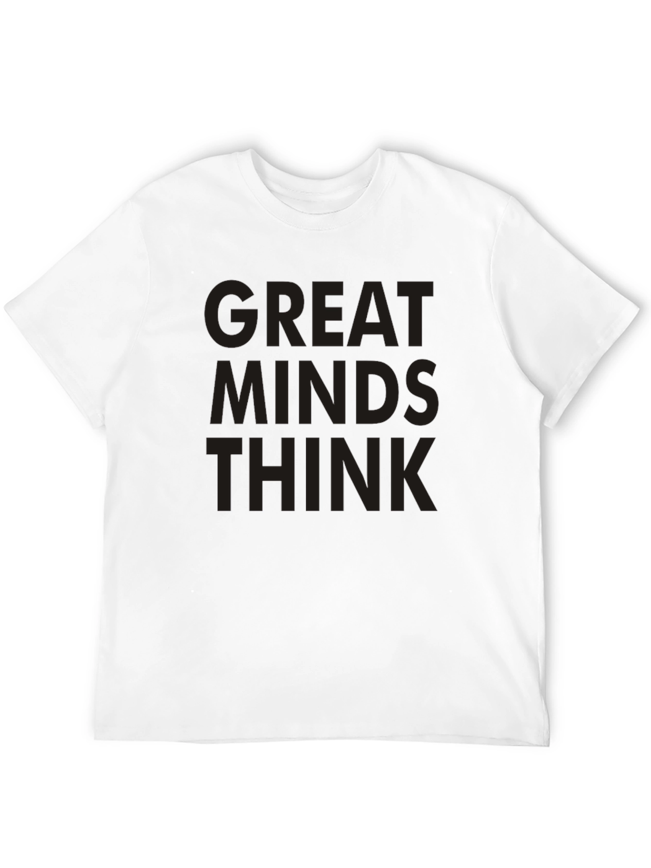 Great Minds Think Black Graphic Tee