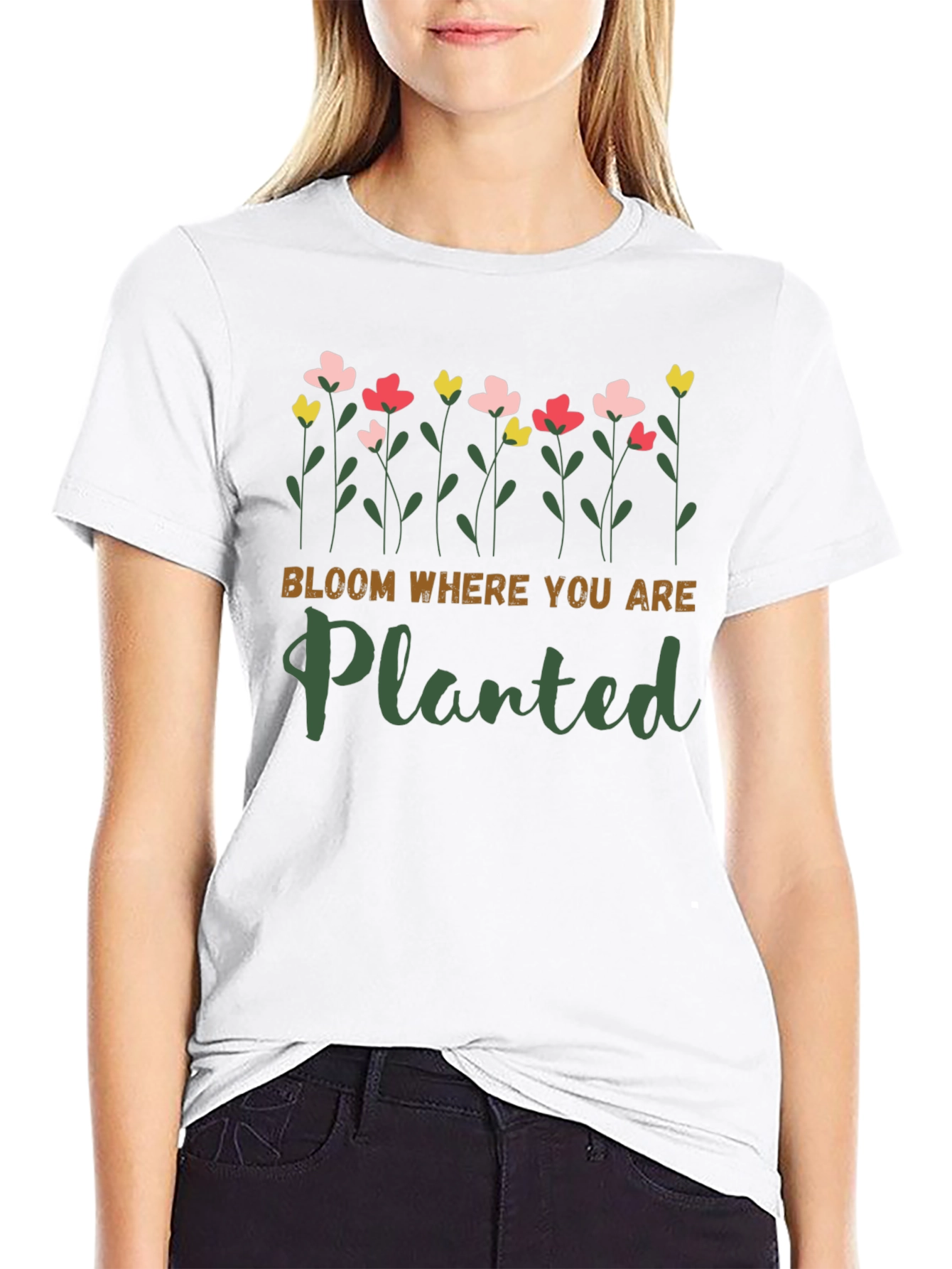 Bloom Where You Are Planted Graphic Tee