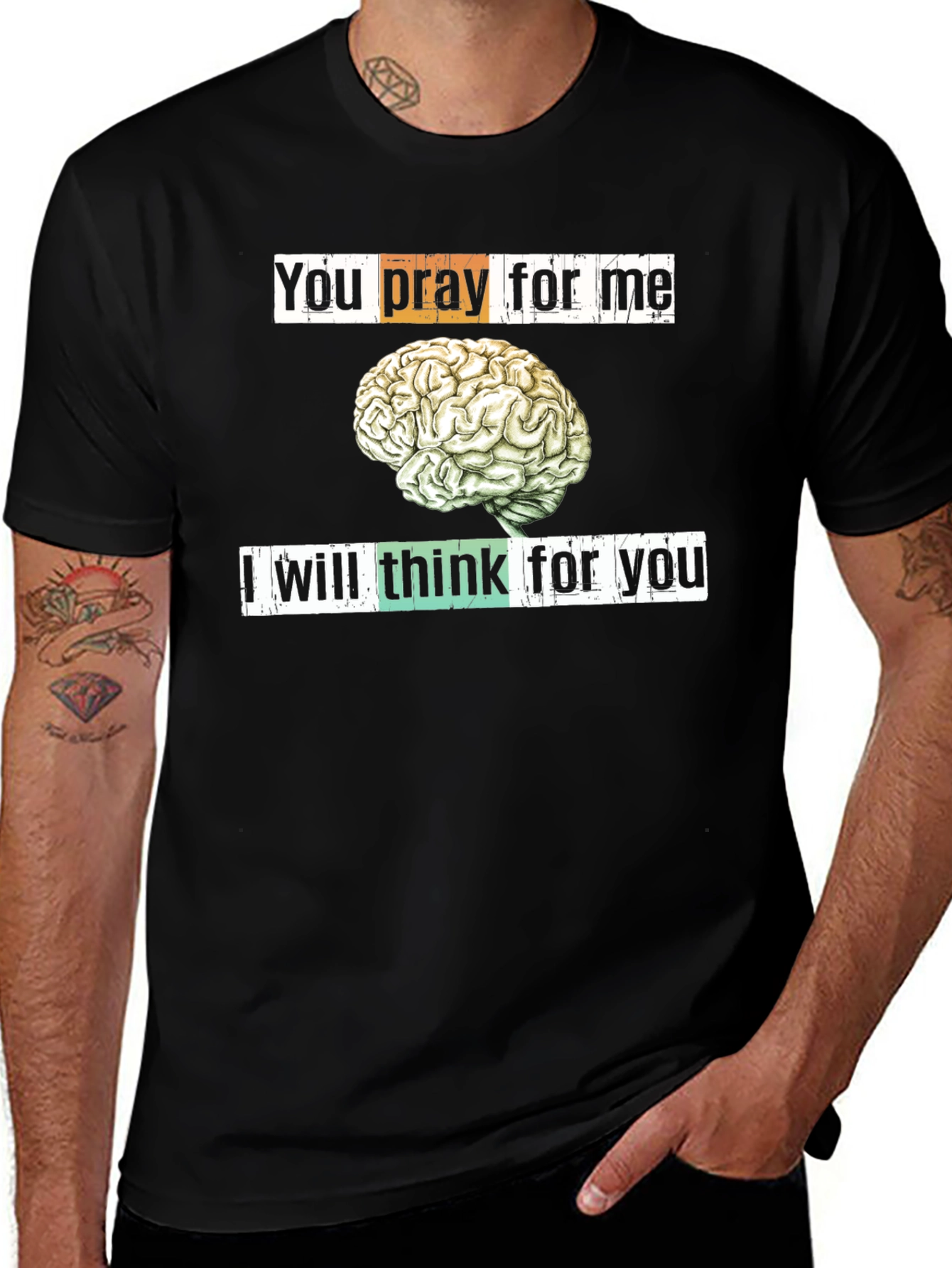 Pray vs Think T-Shirt