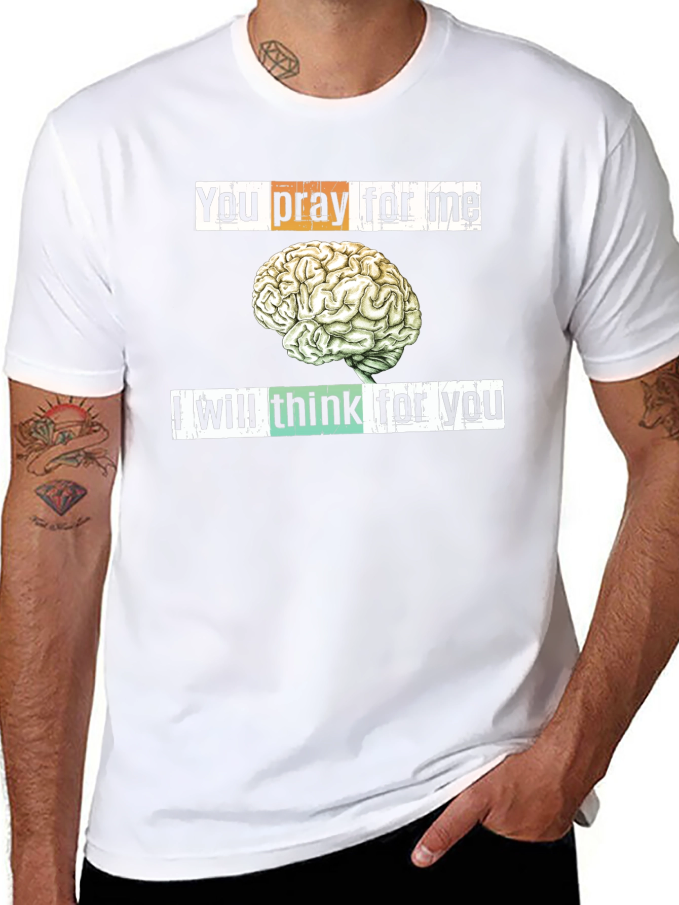 Pray vs Think T-Shirt