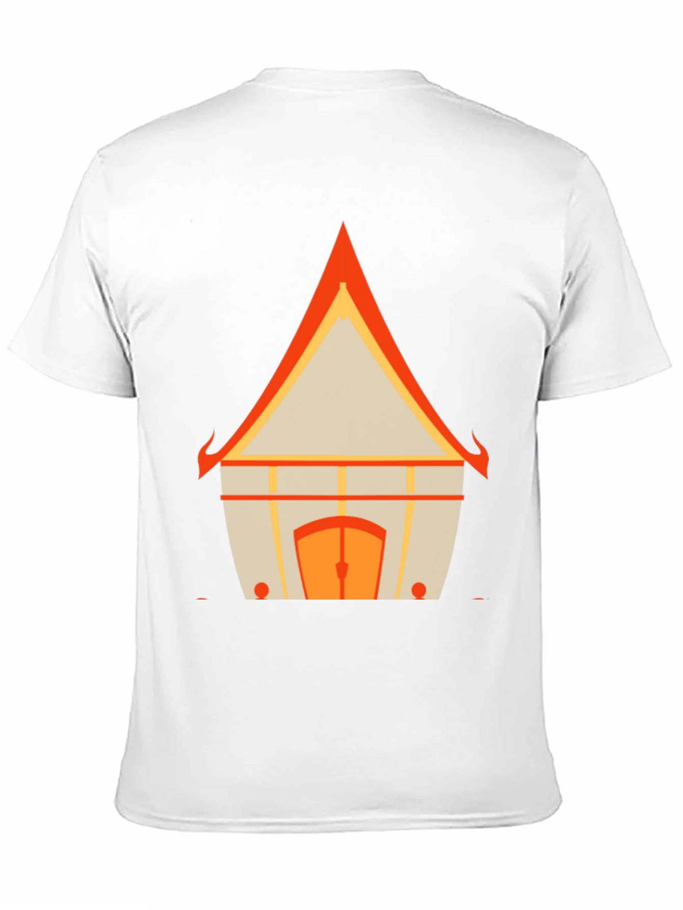 Architectural Print Graphic Tee - Modern Design