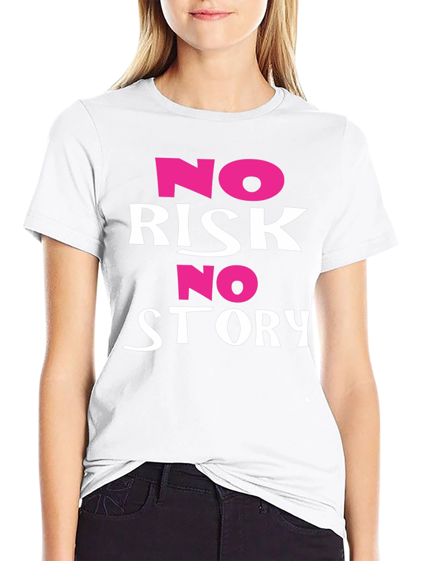 No Risk No Story Graphic Tee - Black