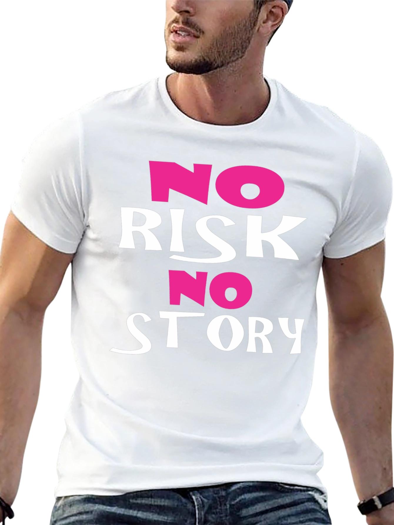 No Risk No Story Graphic Tee - Black
