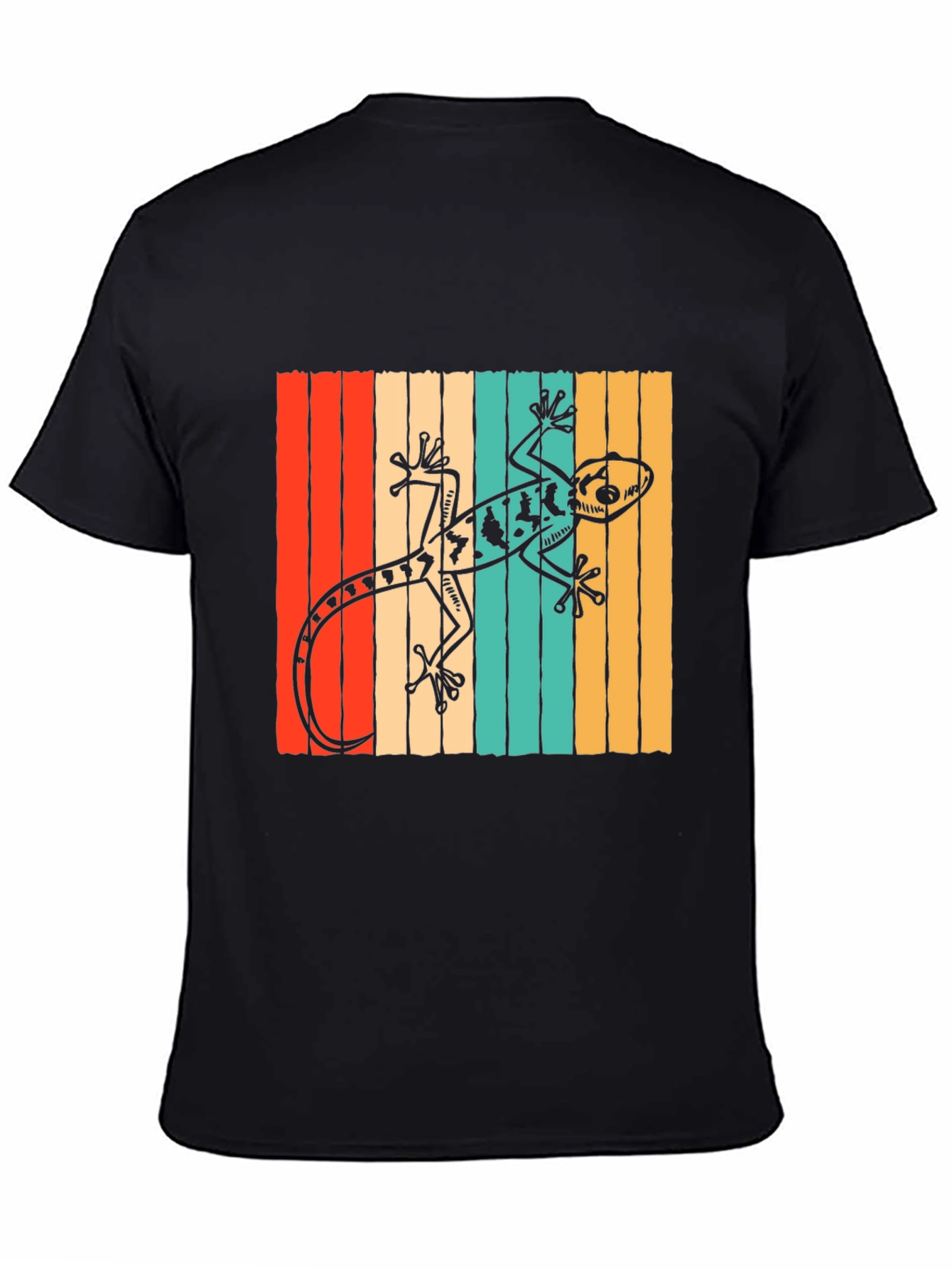 Retro Gecko T-Shirt: Cool Reptile Design