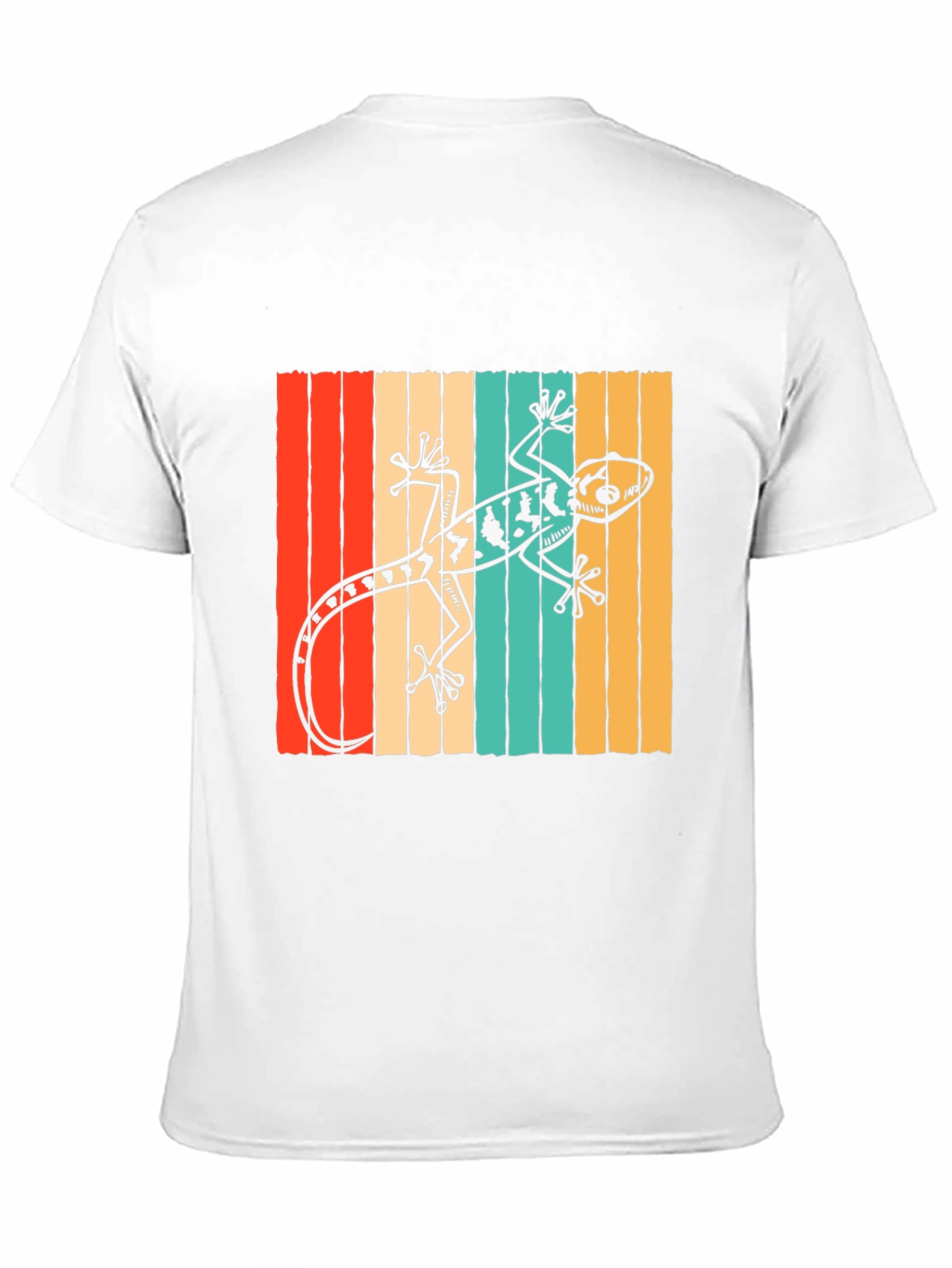 Retro Gecko T-Shirt: Cool Reptile Design