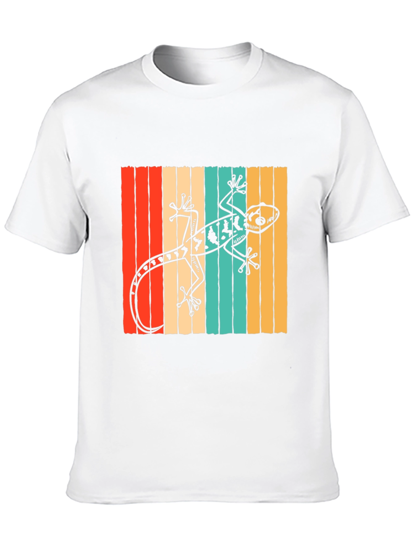 Retro Gecko T-Shirt: Cool Reptile Design