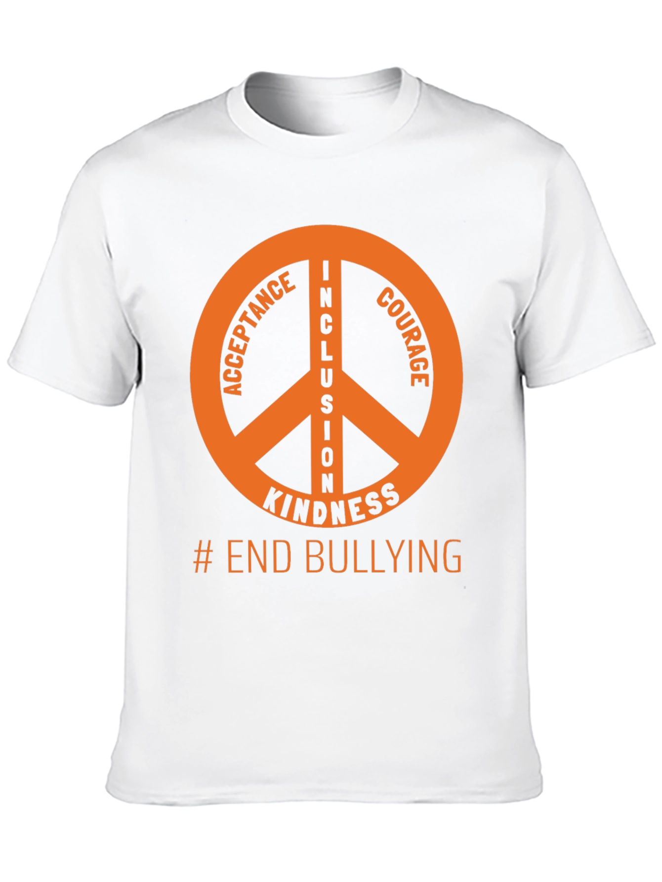 Inclusion Peace Sign T-Shirt - End Bullying