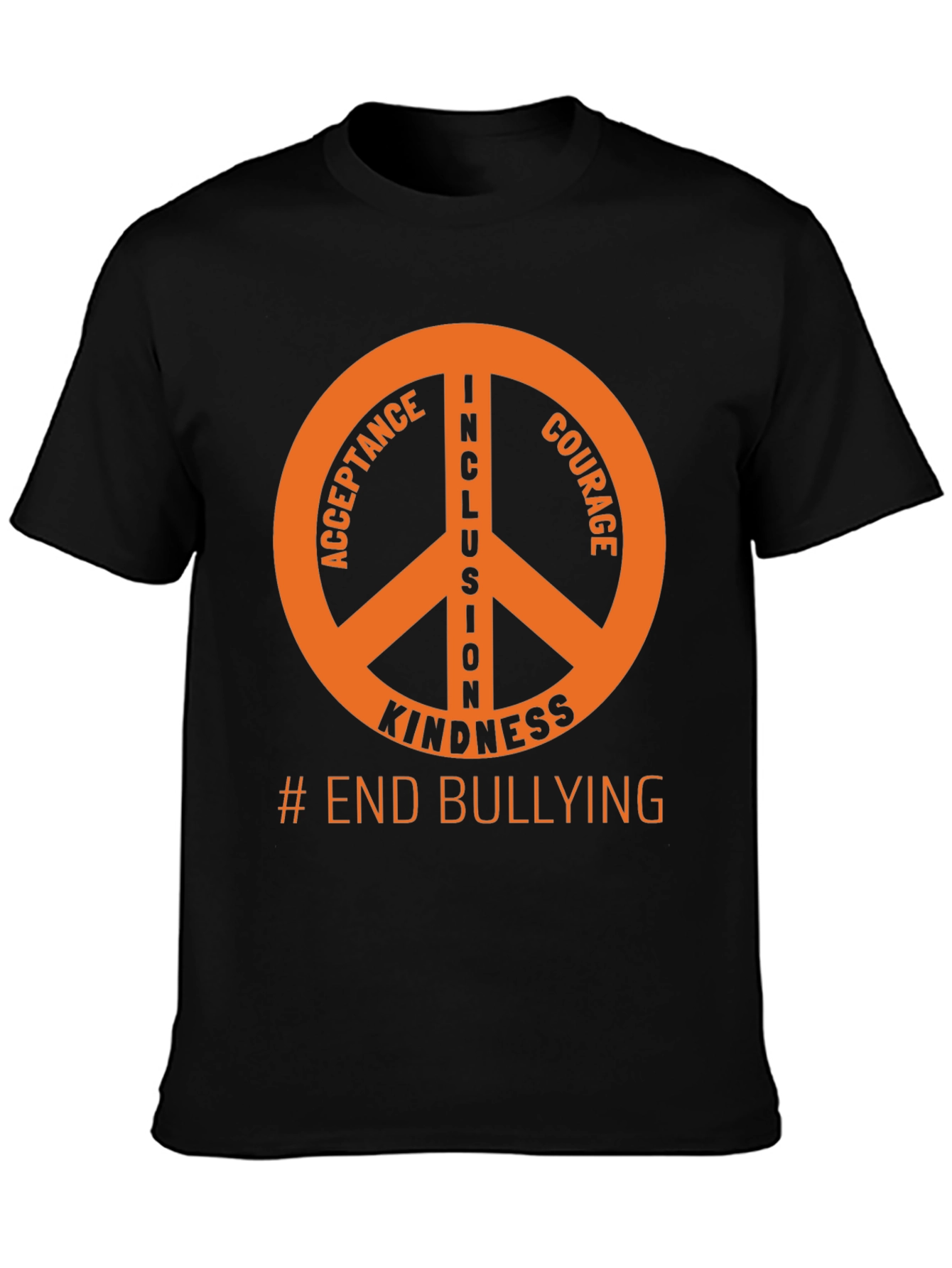 Inclusion Peace Sign T-Shirt - End Bullying