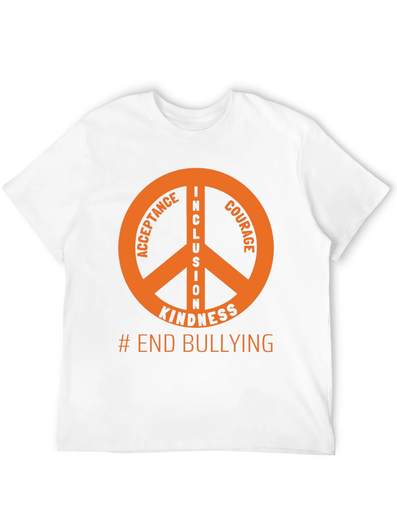 Inclusion Peace Sign T-Shirt - End Bullying