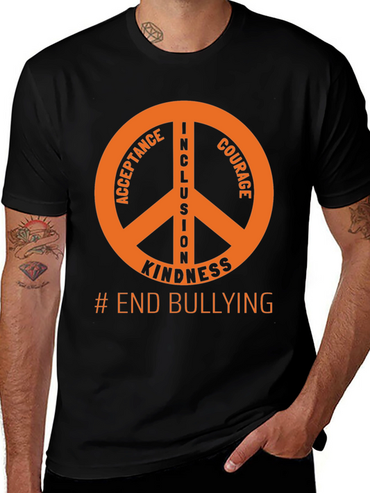Inclusion Peace Sign T-Shirt - End Bullying