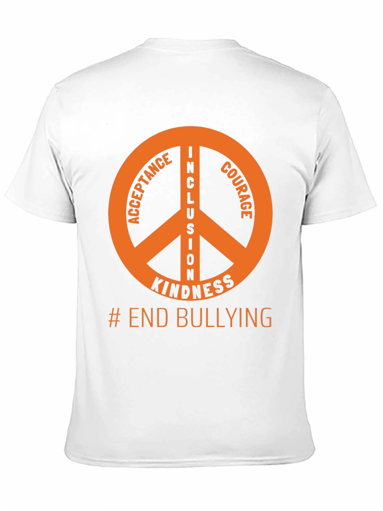 Inclusion Peace Sign T-Shirt - End Bullying
