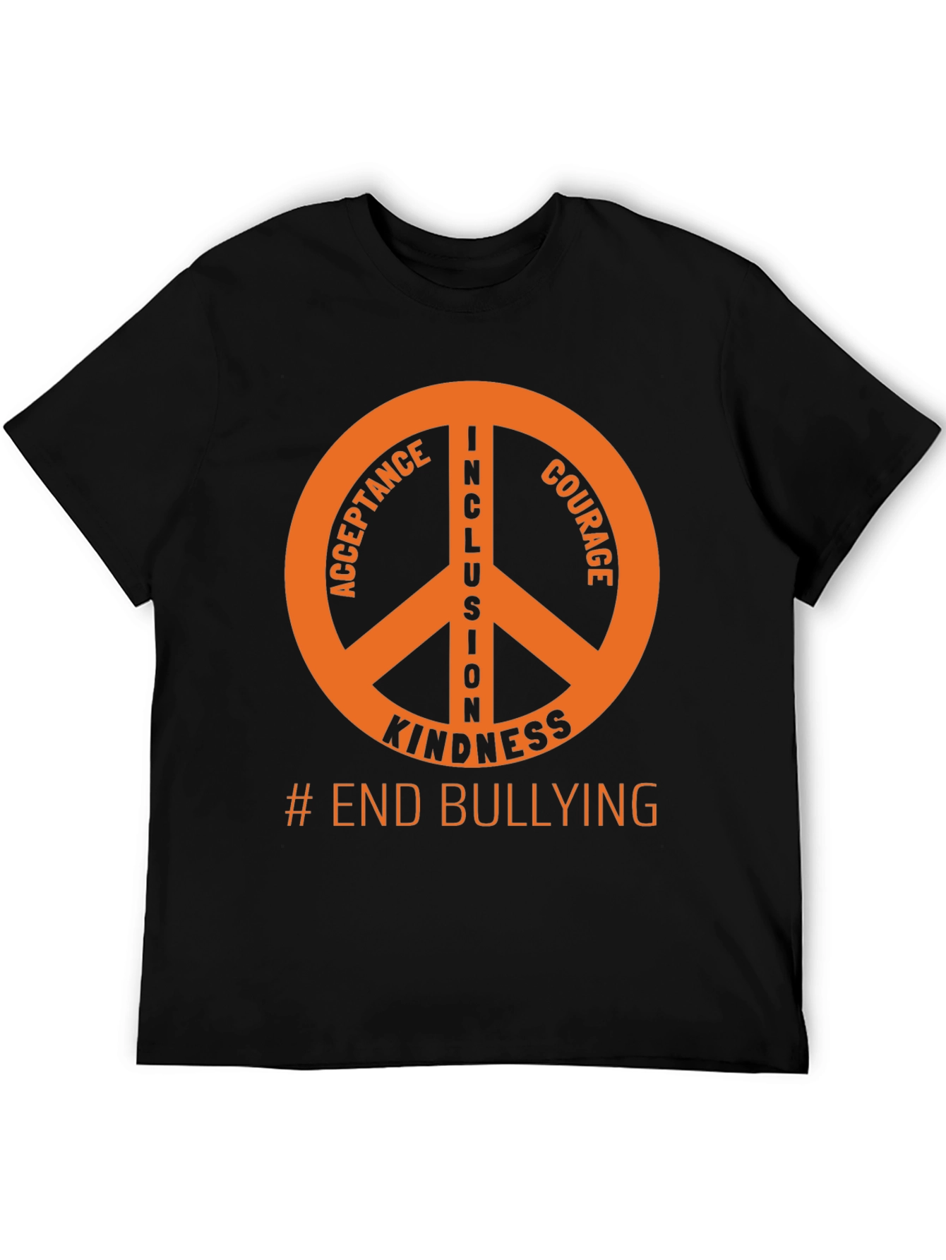 Inclusion Peace Sign T-Shirt - End Bullying