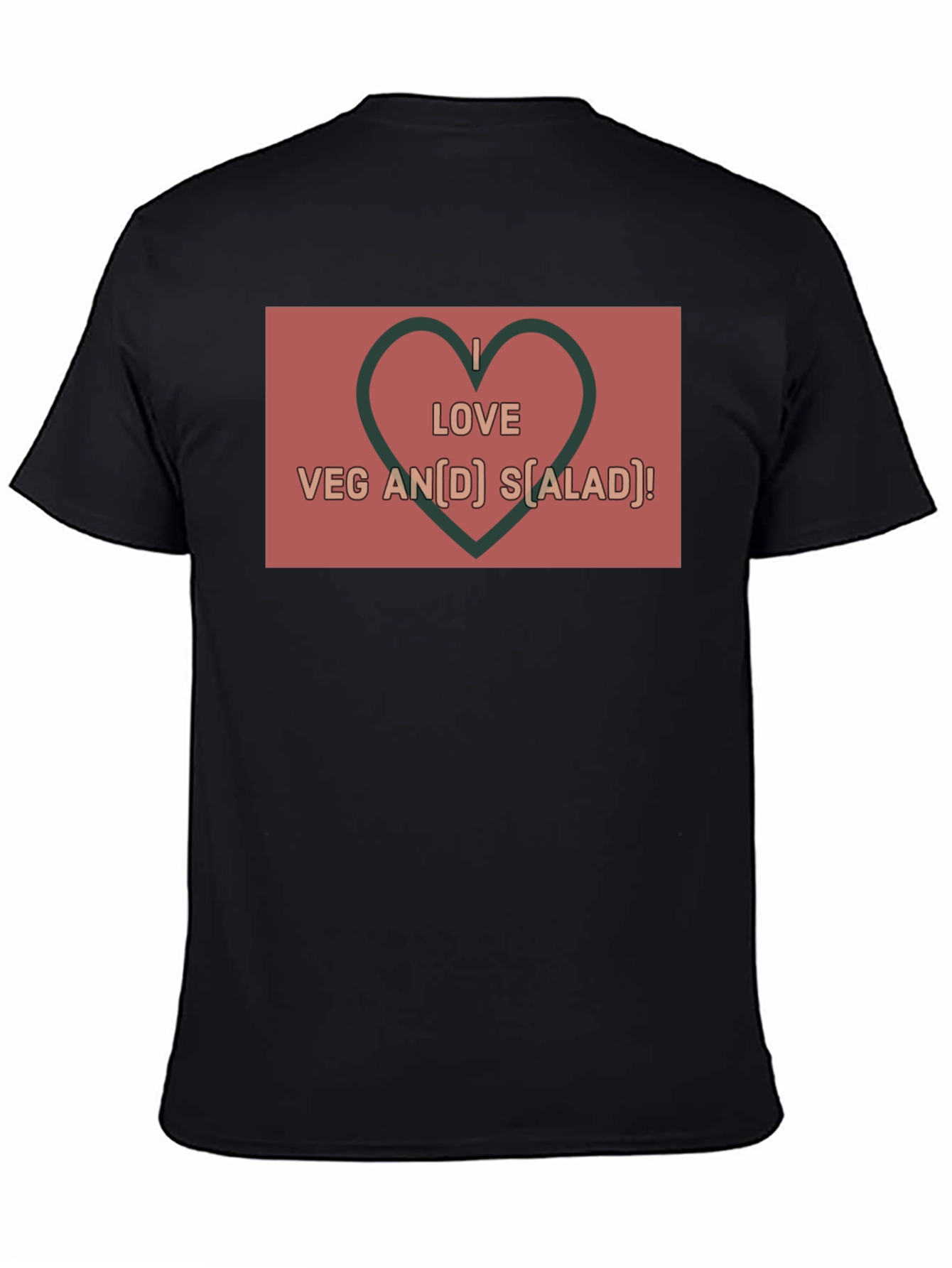 I Love Vegan Salad T-Shirt
