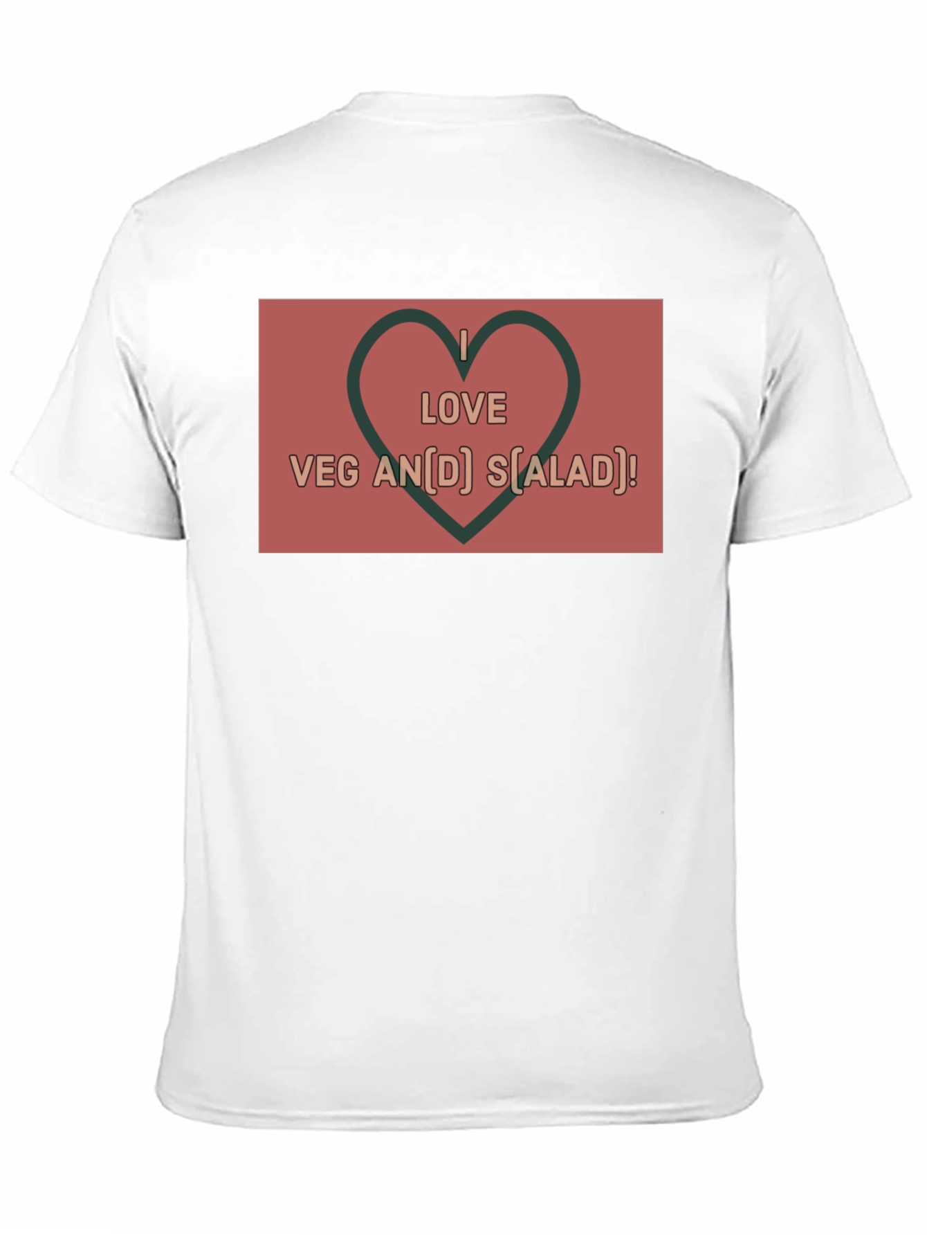 I Love Vegan Salad T-Shirt