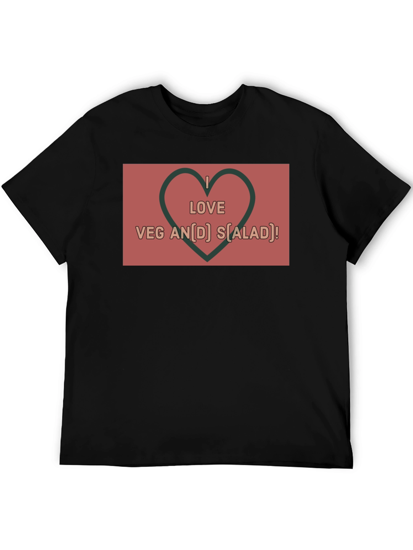 I Love Vegan Salad T-Shirt