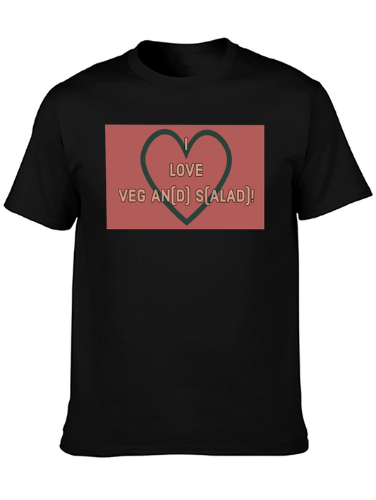 I Love Vegan Salad T-Shirt