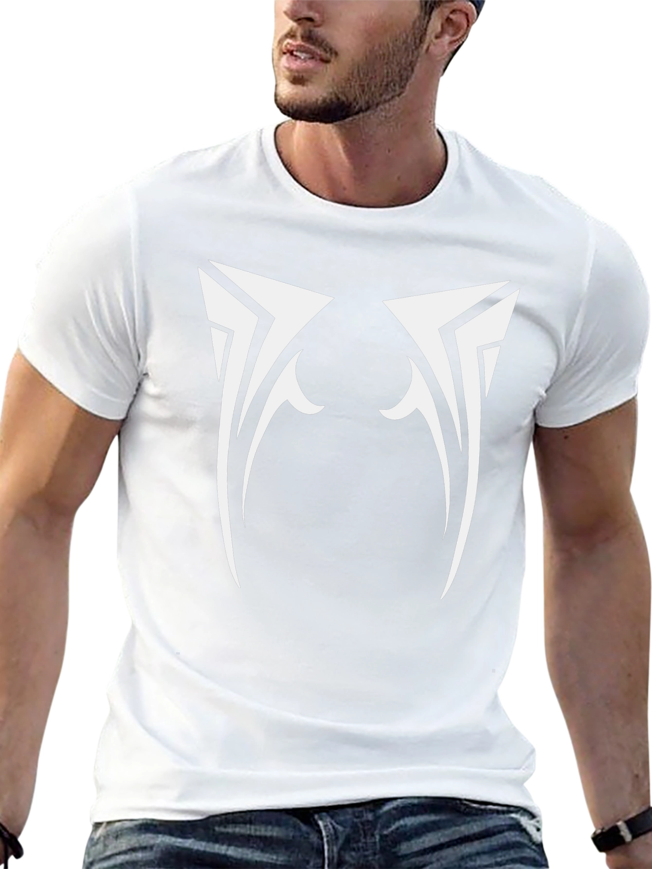 Tribal Graphic T-Shirt - Black