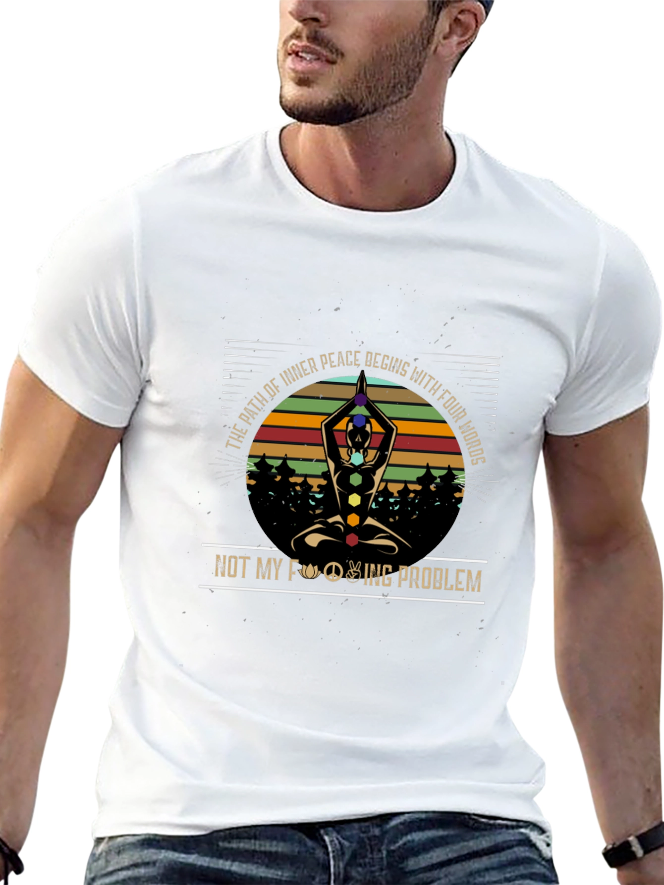 Inner Peace Yoga T-Shirt - Not My Problem