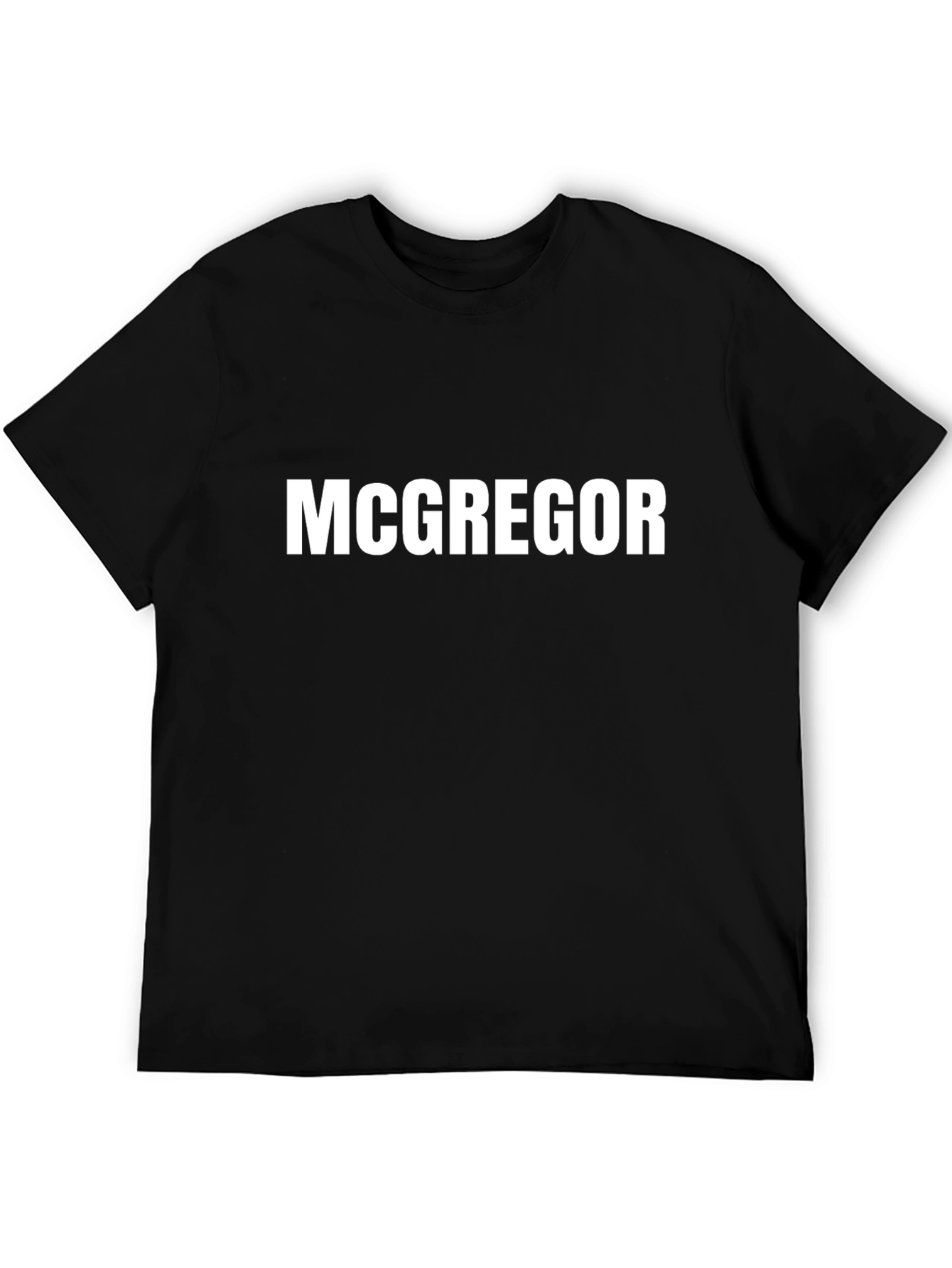 McGregor Text Black T-Shirt