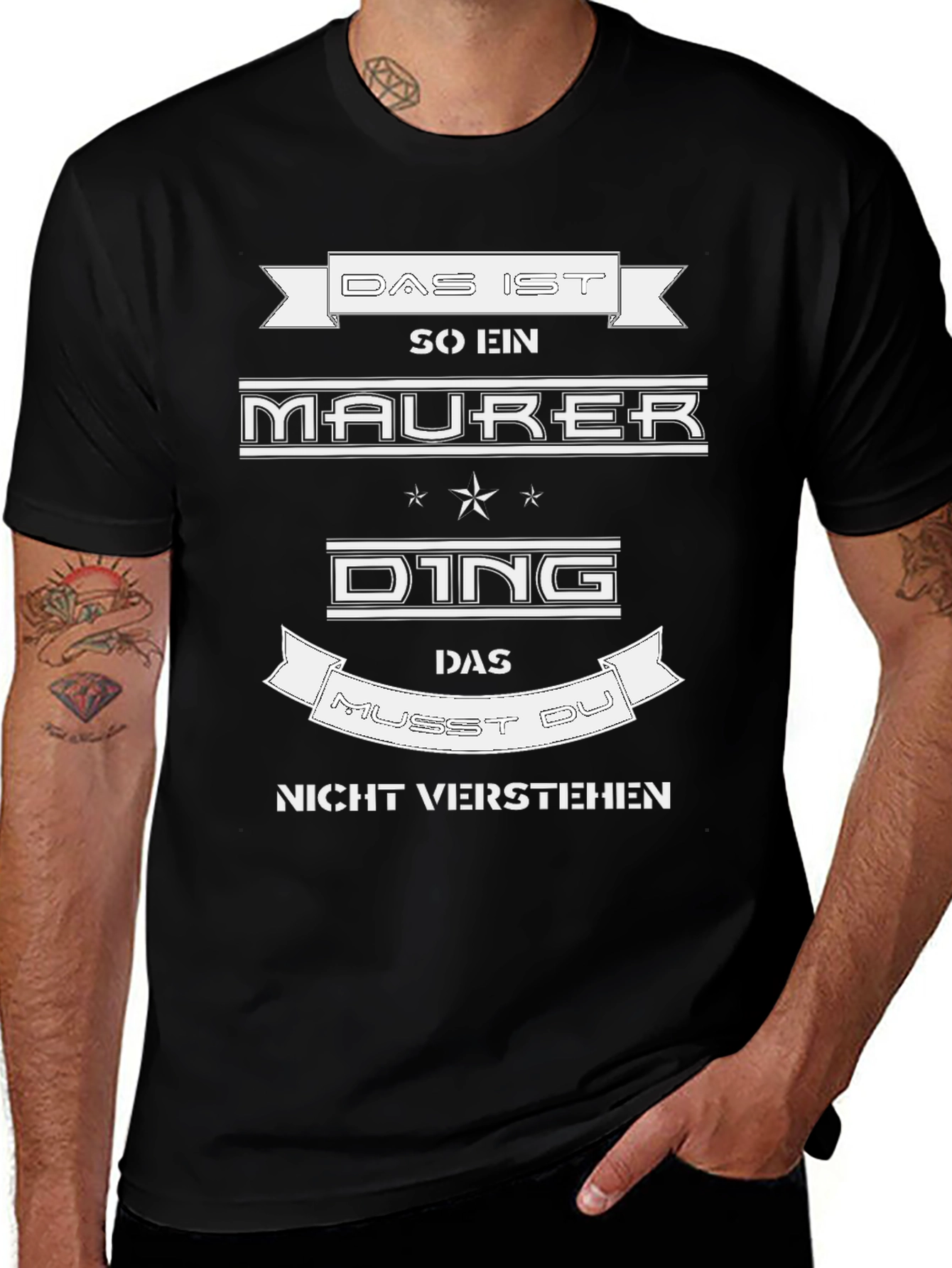 Das Ist Maurer Funny Graphic Tee