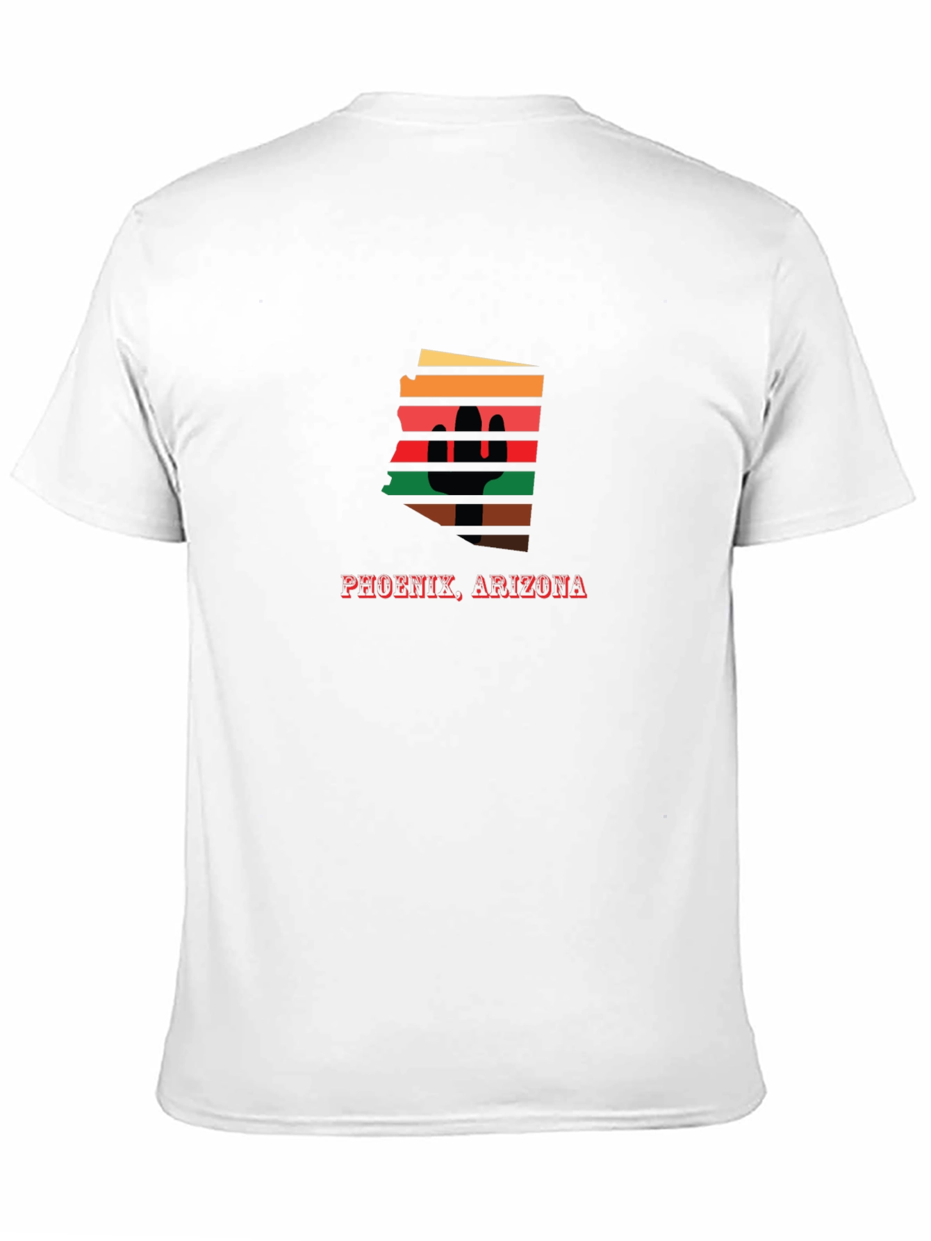 Phoenix Arizona Cactus Retro Graphic Tee
