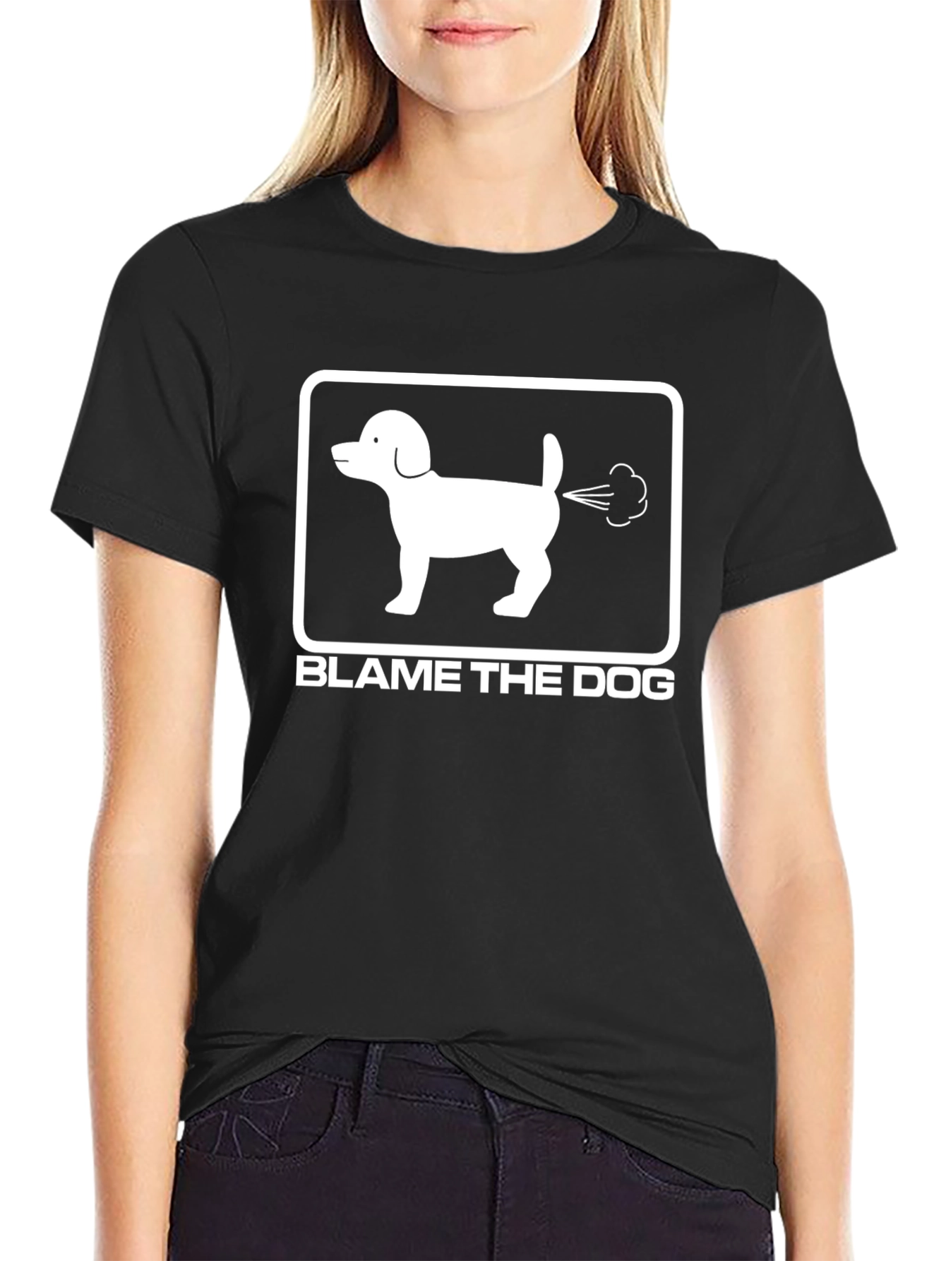 Blame the Dog T-Shirt - Funny Graphic Tee