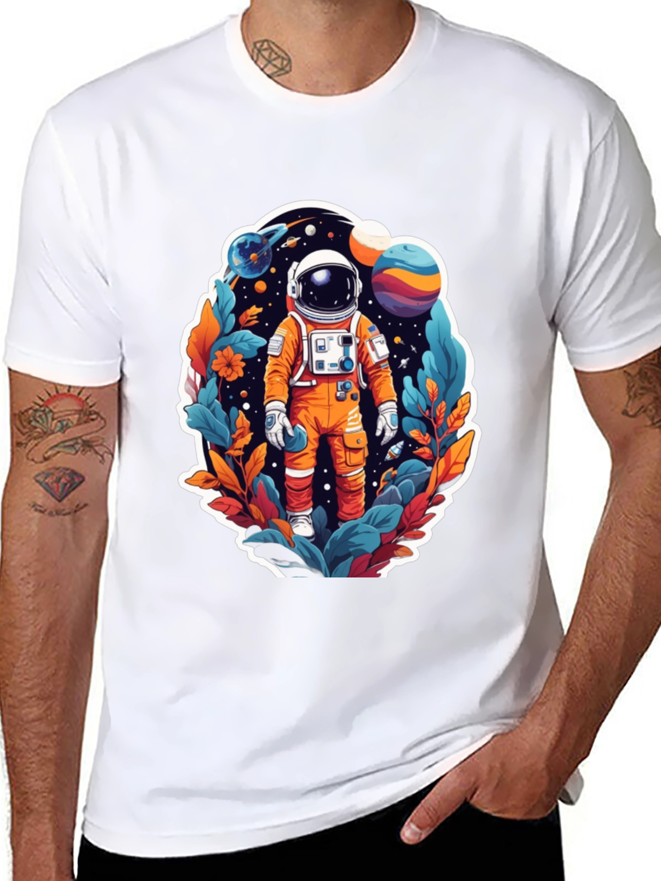 Astronaut in Space T-Shirt