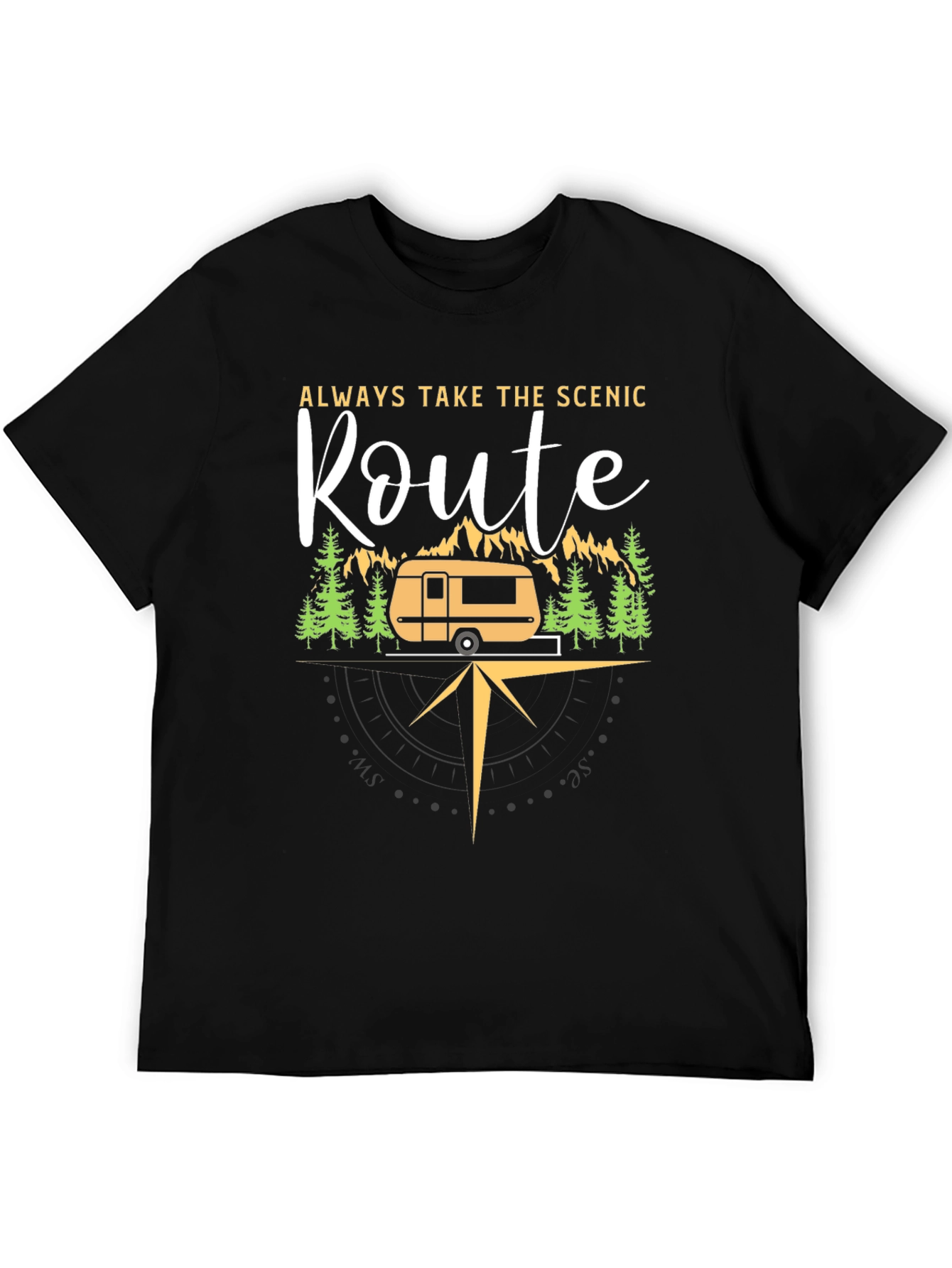 Scenic Route Graphic Tee - Adventure Awaits!