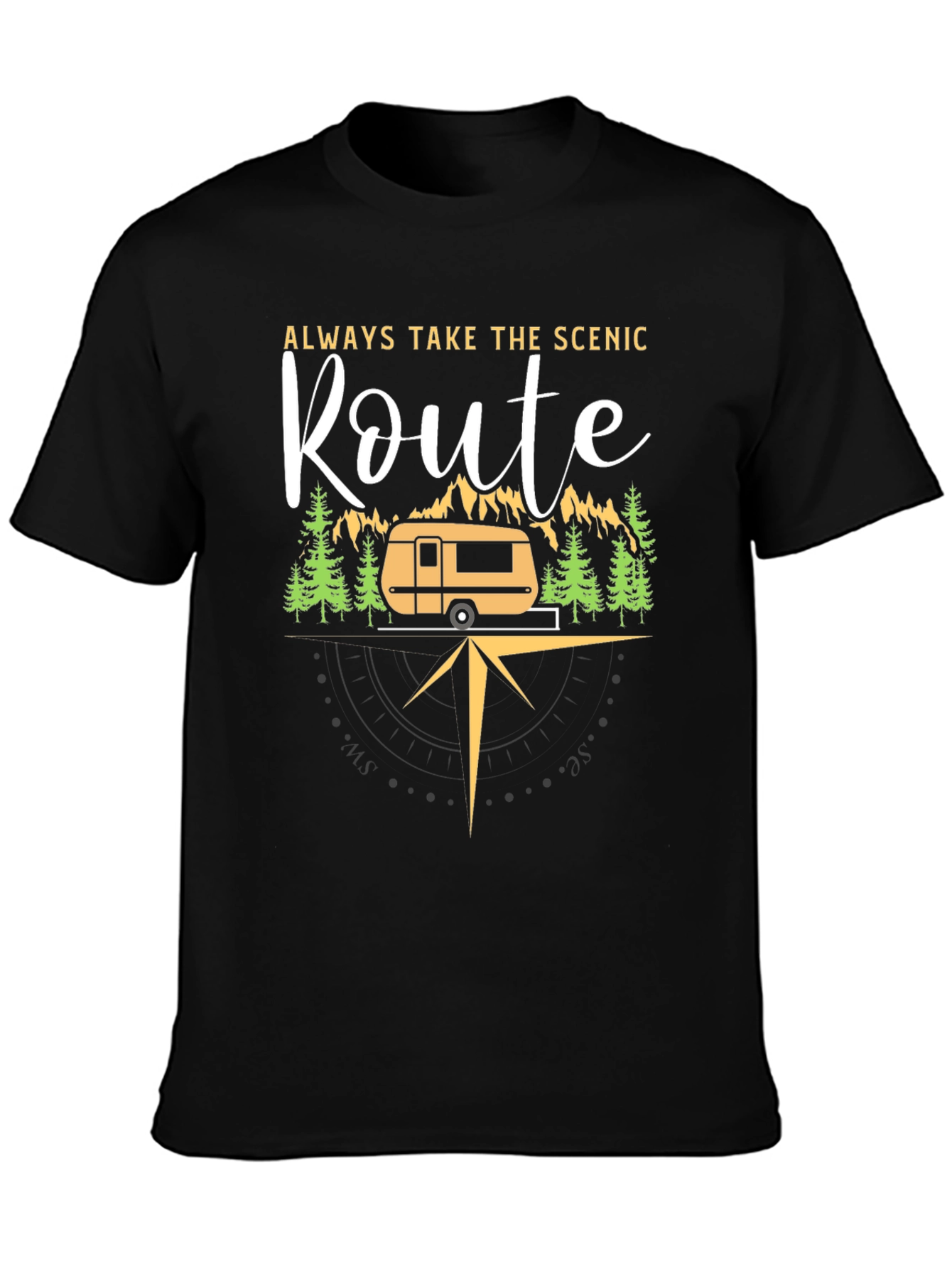 Scenic Route Graphic Tee - Adventure Awaits!