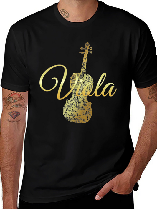 Viola Graphic T-Shirt - Musical Instrument Tee