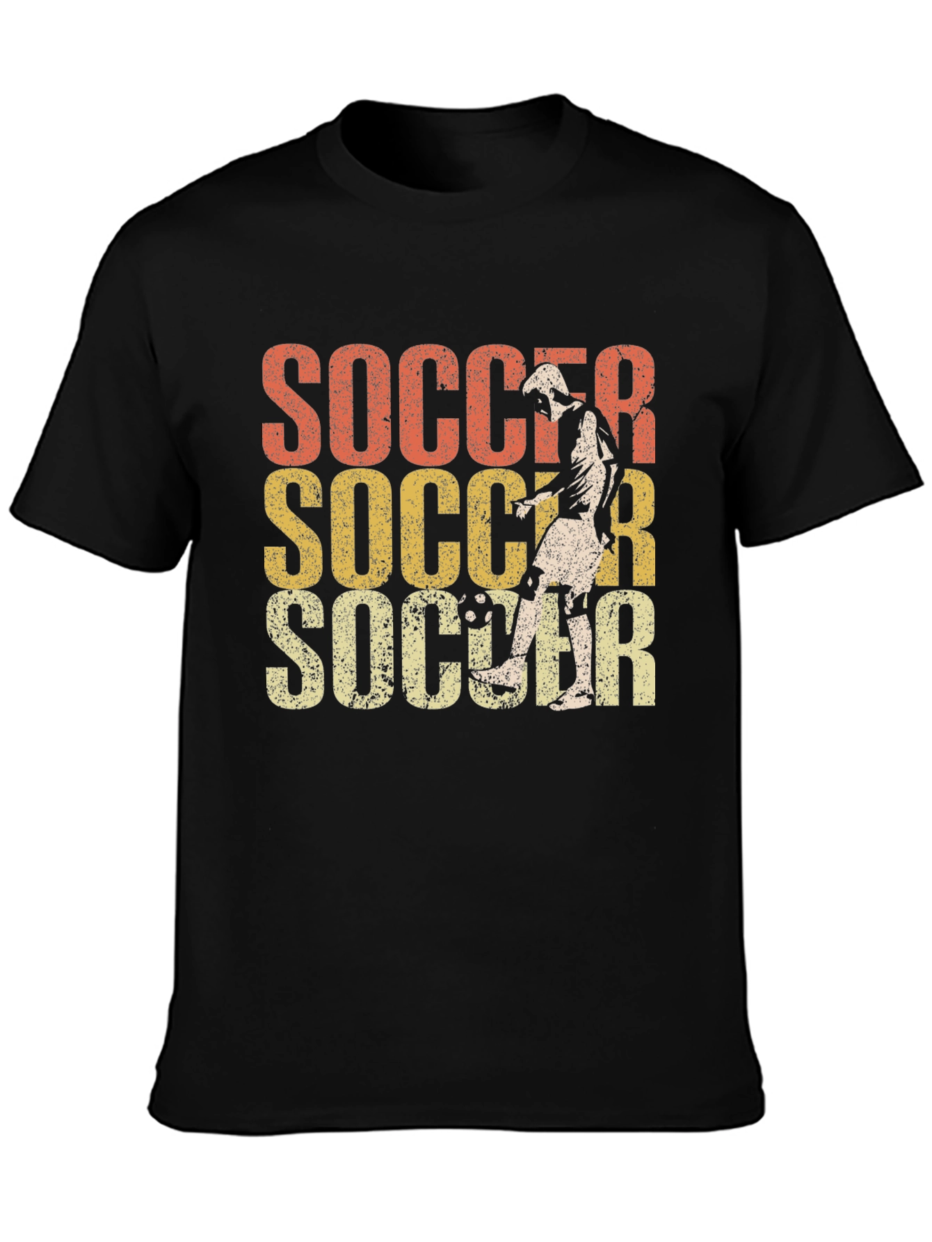 Retro Soccer Player T-Shirt