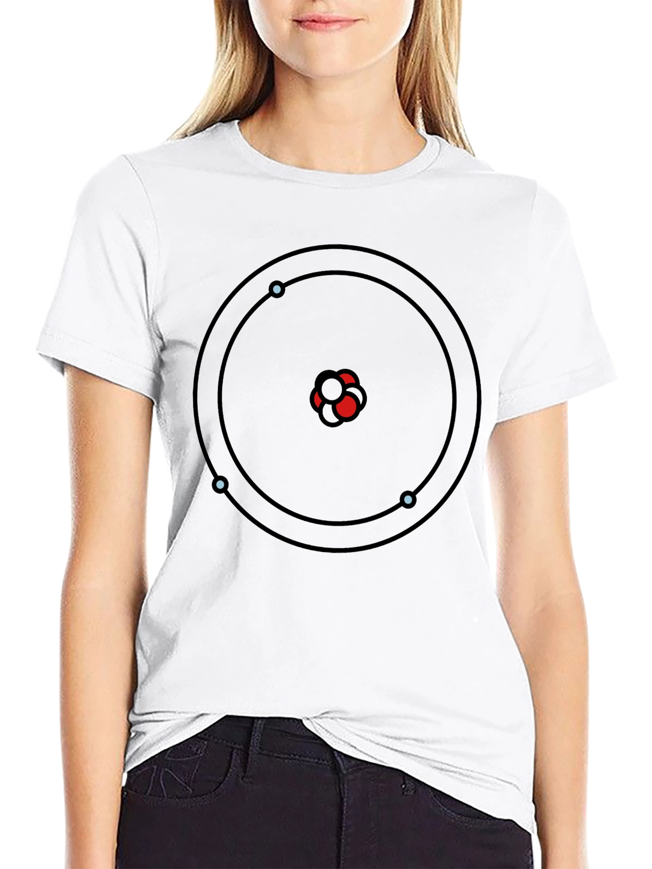 Atomic Black T-Shirt - Science Geek Style